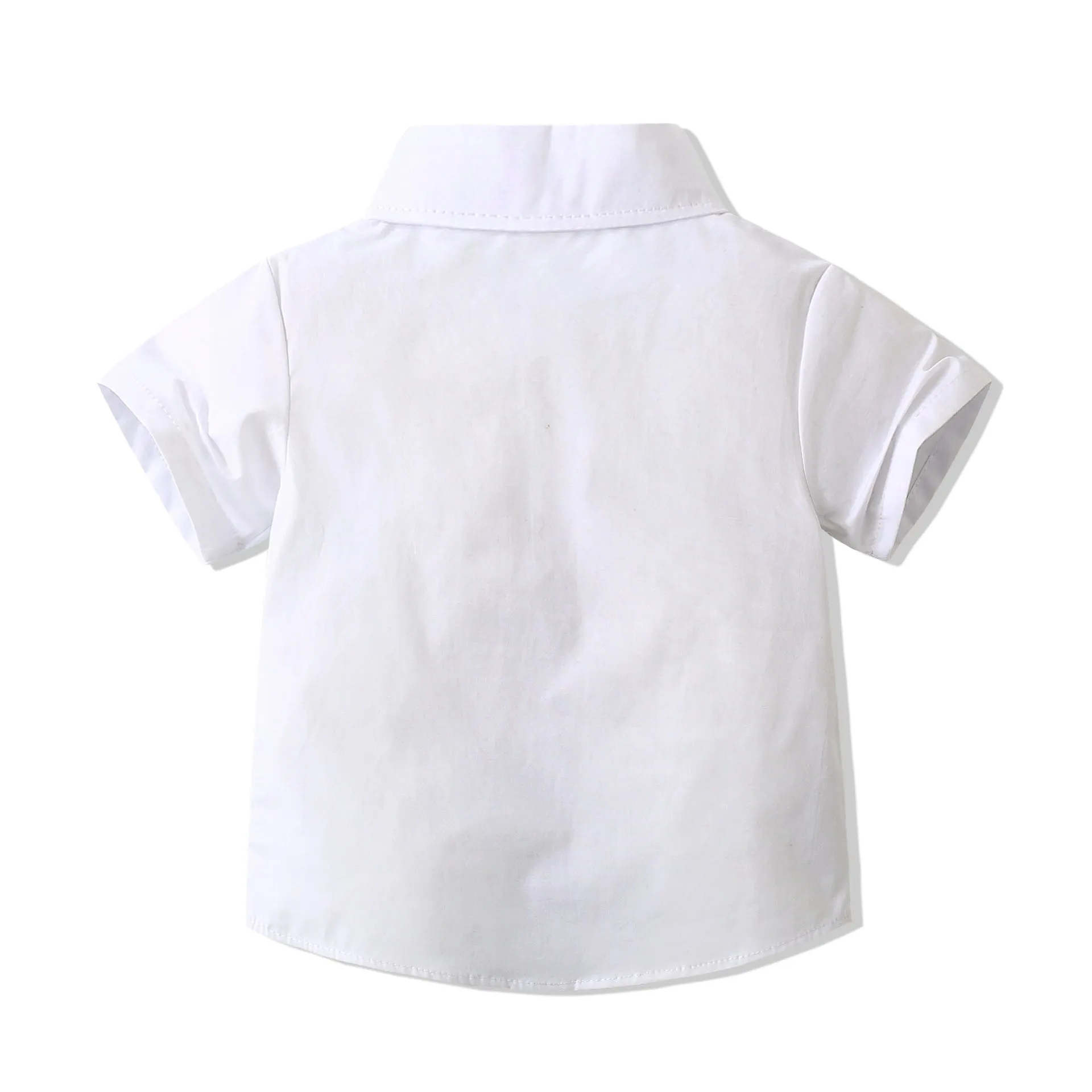 2 Pieces Set Baby Kid Boys Birthday Party Checked Bow Tops And Shorts Wholesale 230210118
