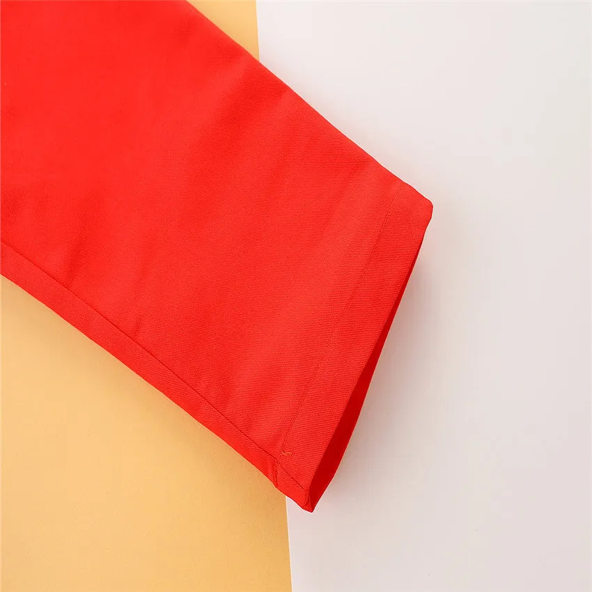 2 Pieces Set Baby Kid Boys Birthday Party Solid Color Bow Shirts And Jumpsuits Wholesale 230213151