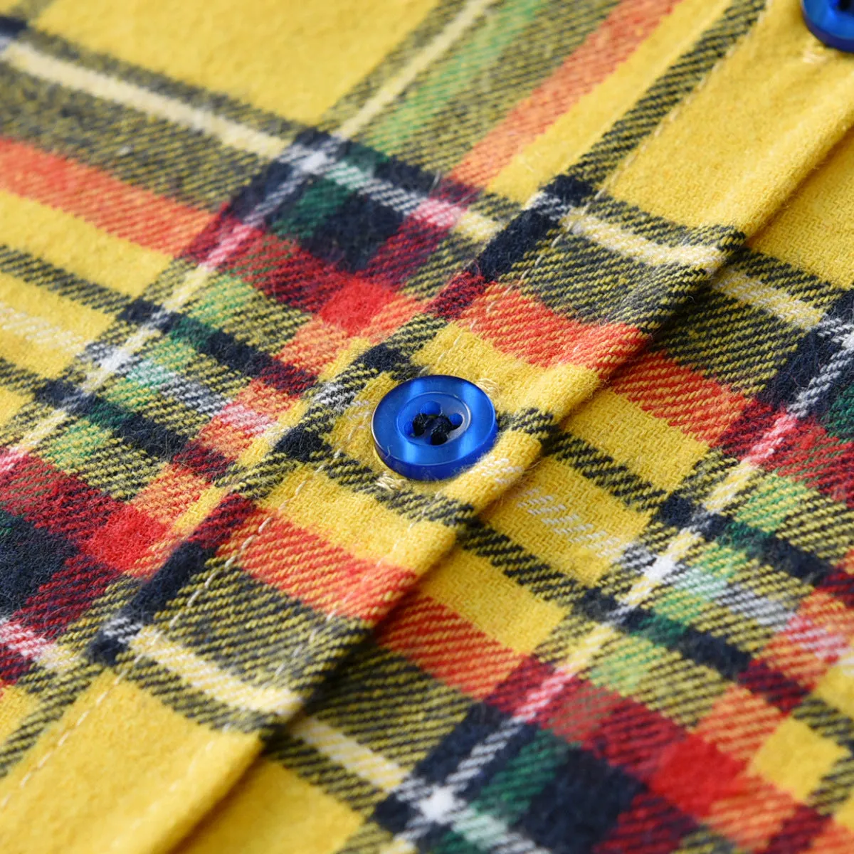 2 Pieces Set Baby Kid Boys Dressy Checked Shirts And Solid Color Pants Wholesale 211109114