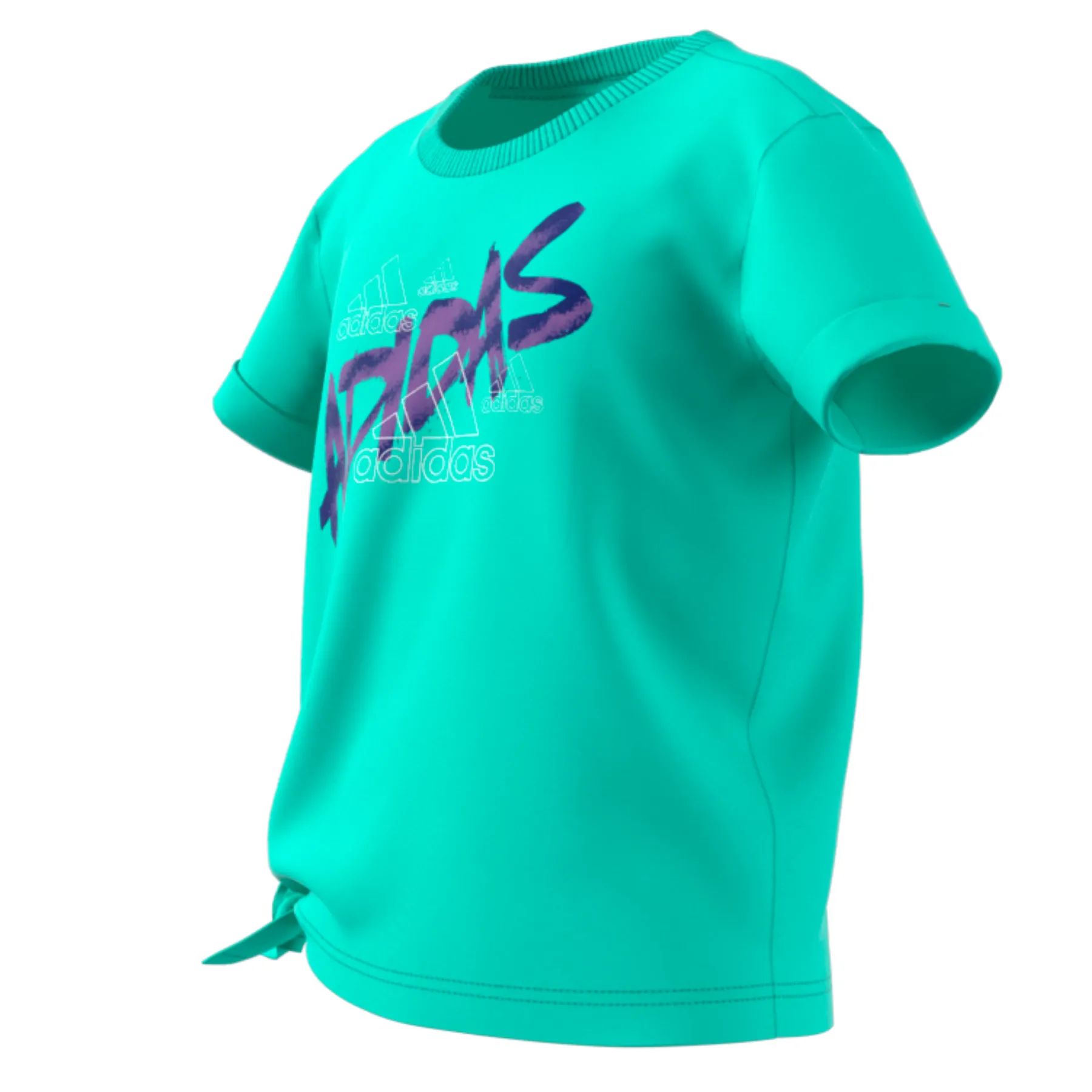 Adidas Sportwear G D KNOT Tennis Shirt - Easy Green