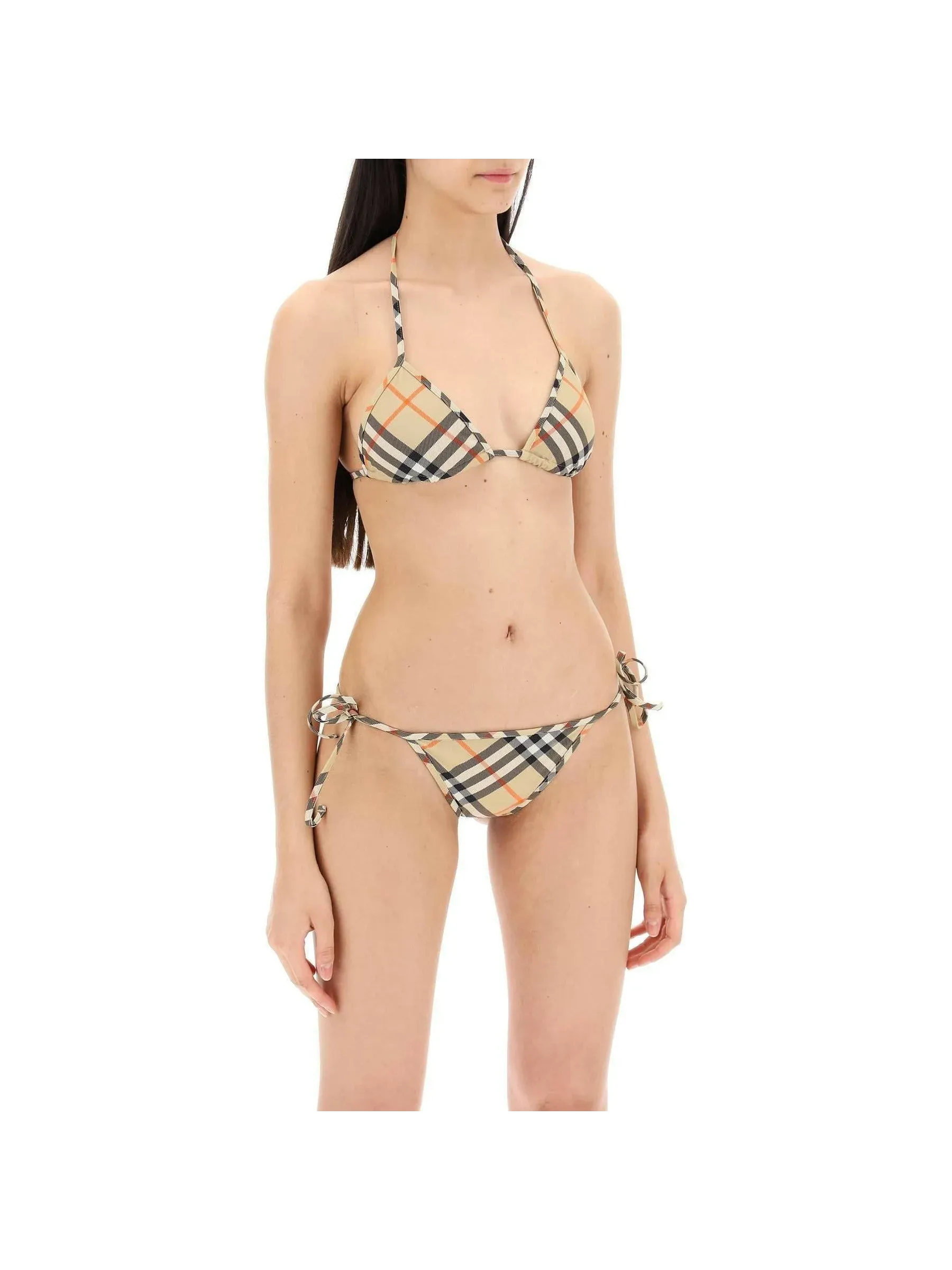 Archive Check Swim Top