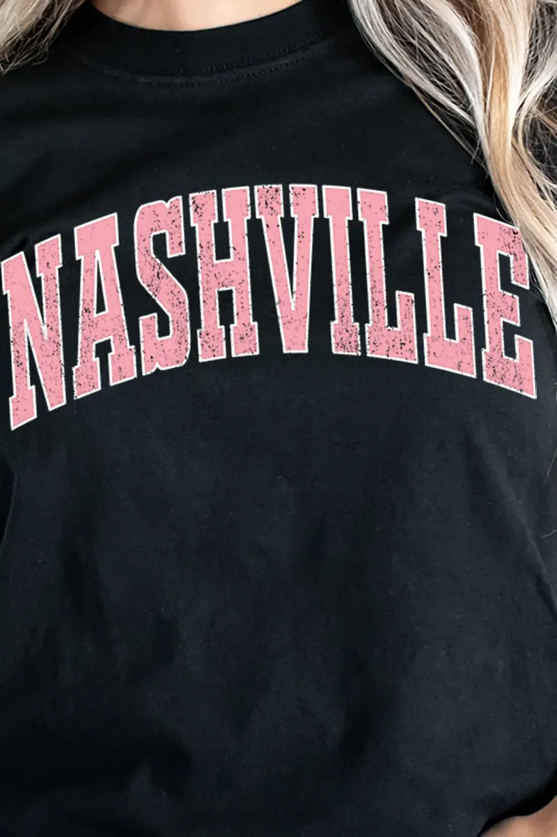Athletic Varsity Nashville Short Sleeve Relaxed Fit T-Shirt