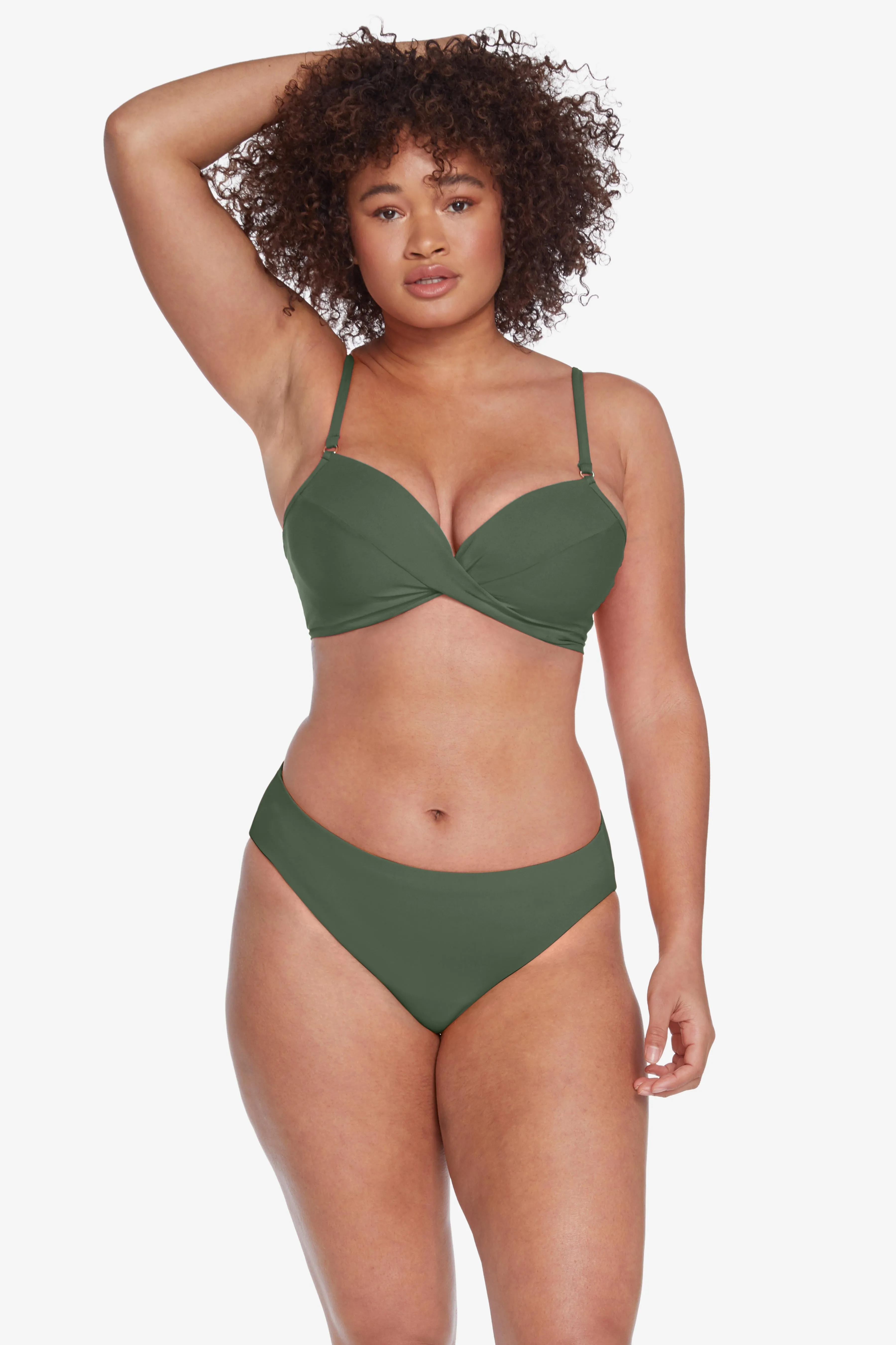 AVA D-CUP TWIST CAMI BIKINI TOP