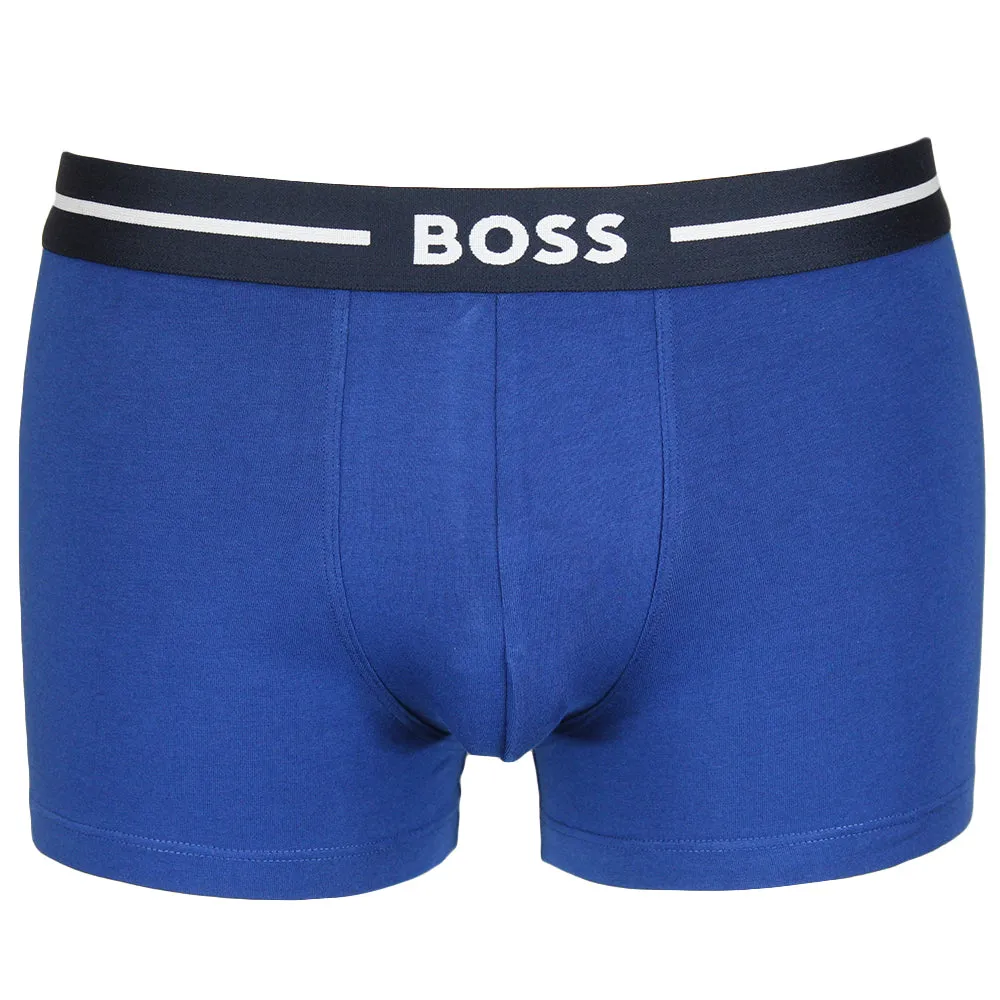 BOSS Men's Bold 3 Pack Trunks - Blue/Navy