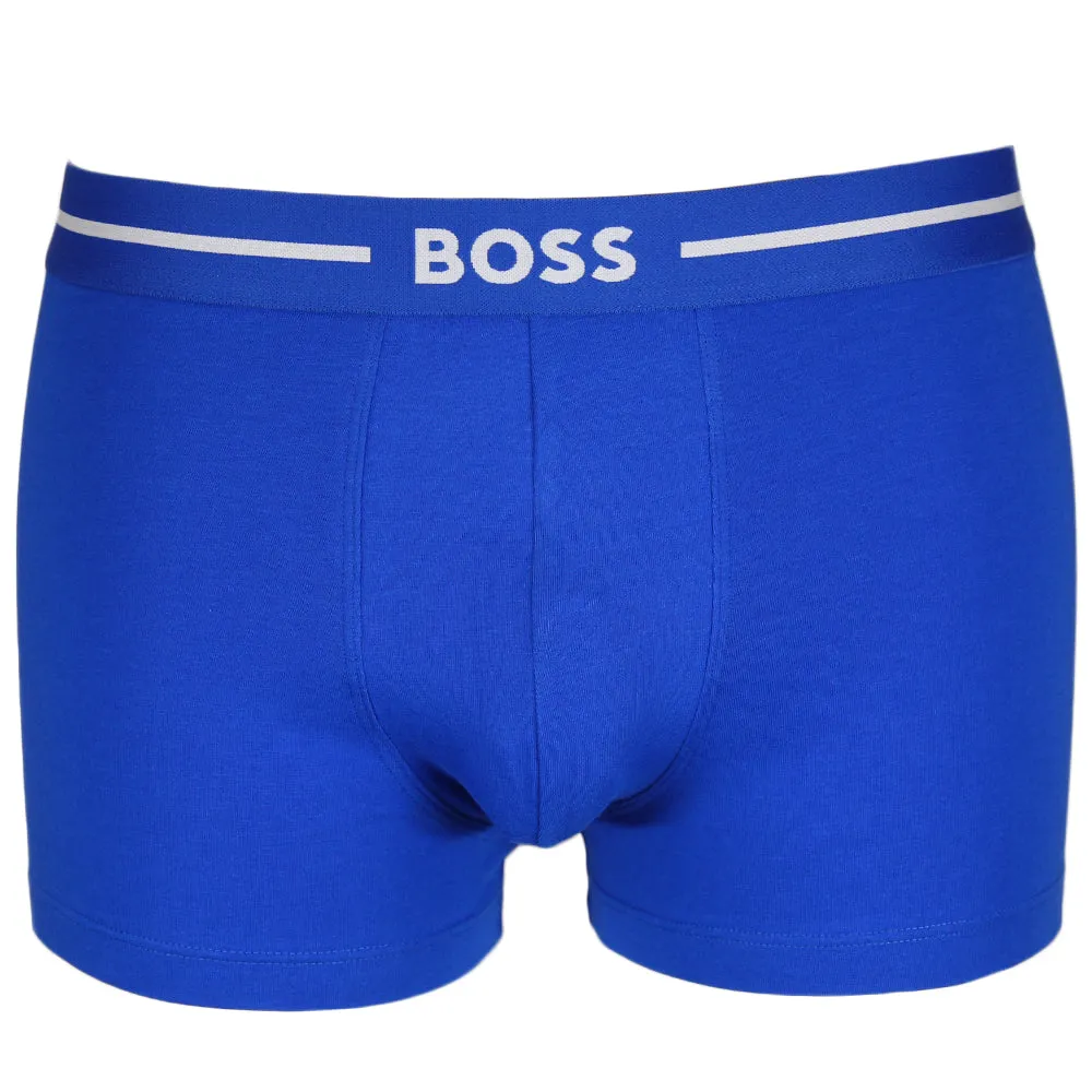 BOSS Men's Bold 3 Pack Trunks - Blue/Navy