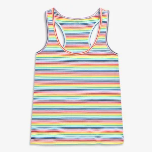Clearance fit  1 grown-ups lounge tank in rainbow stripe