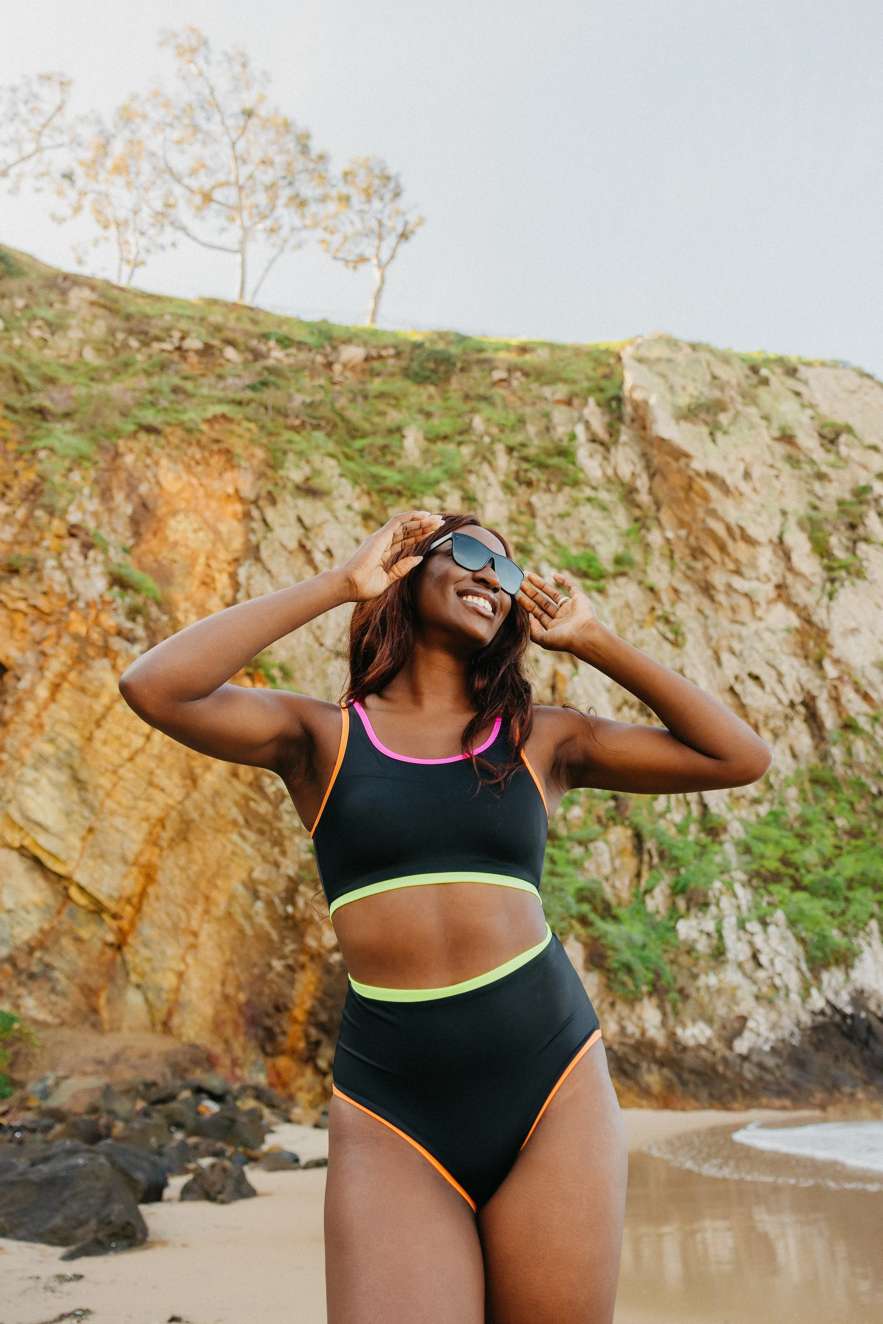 Coastal Bikini Top - Neon