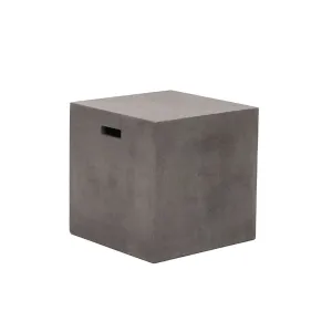 Concrete Cube Side Table / Stool Modern Rustic Minimalist Design