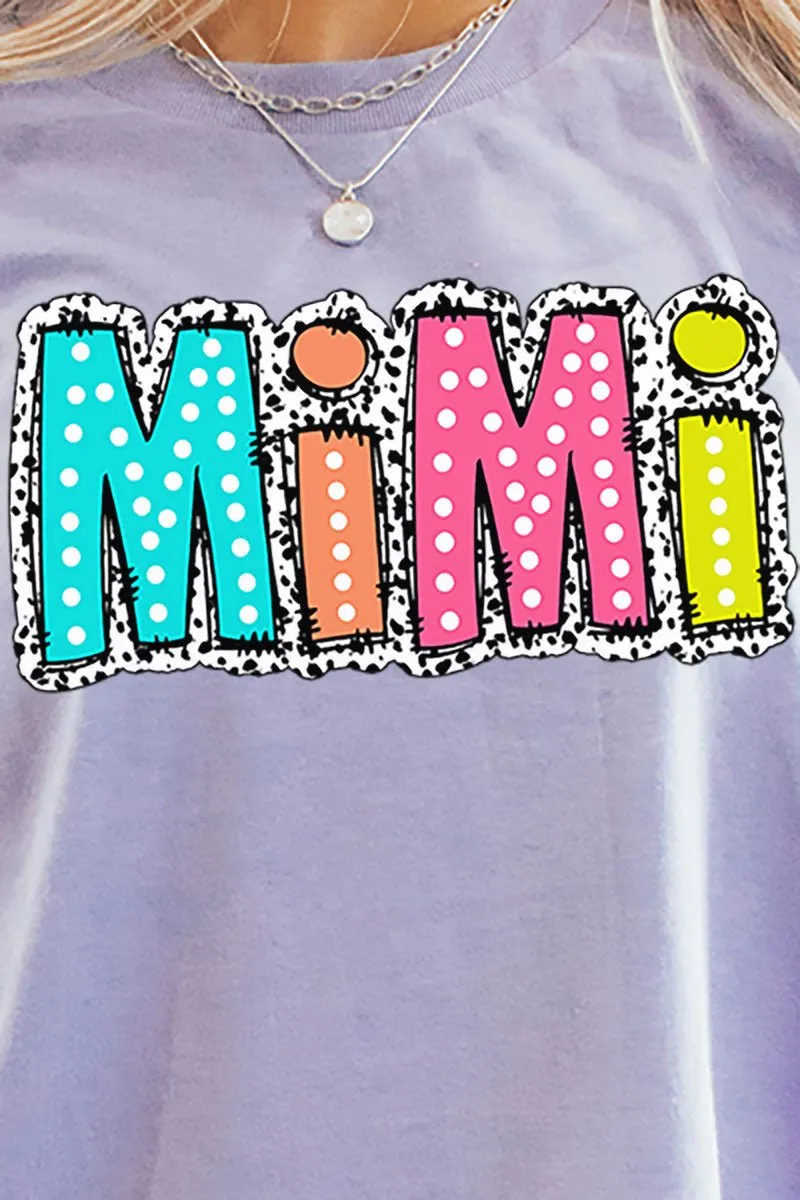 Dalmatian Dots MiMi Short Sleeve Relaxed Fit T-Shirt