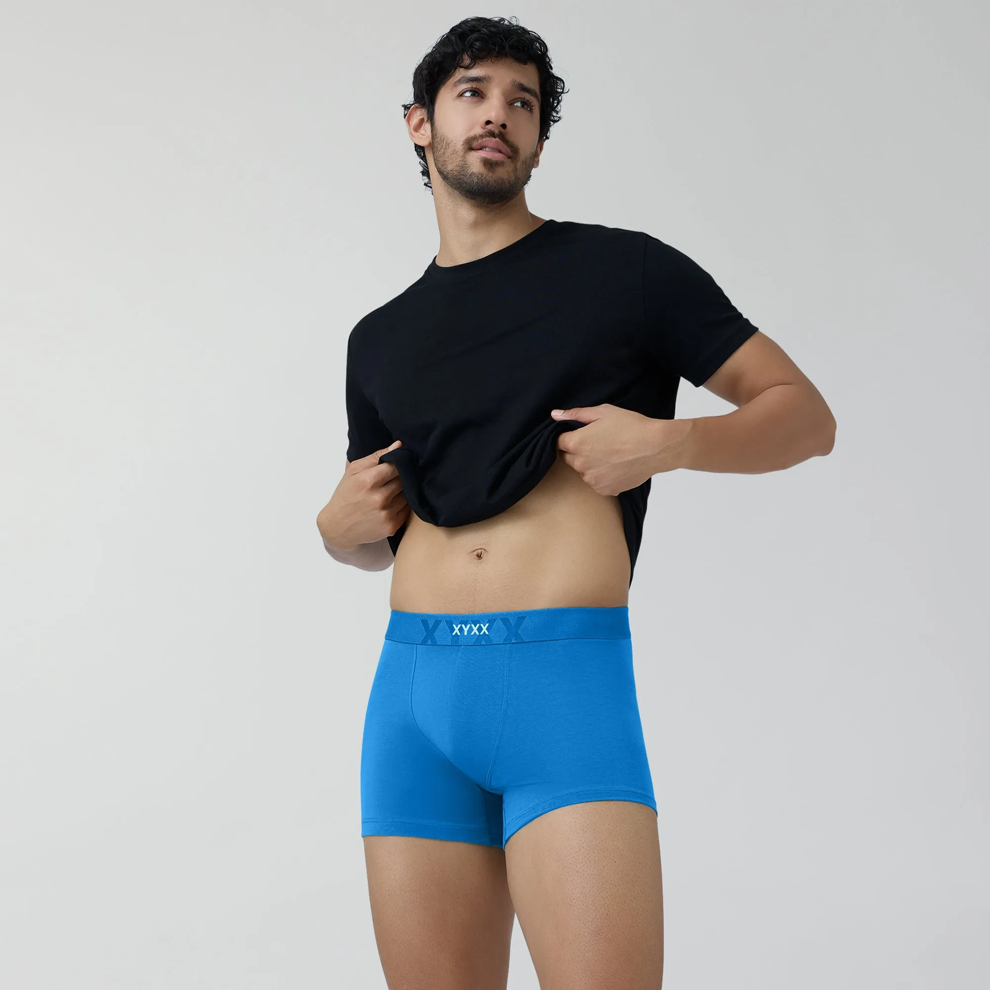 Element Cotton Stretch Trunks Pacific Blue