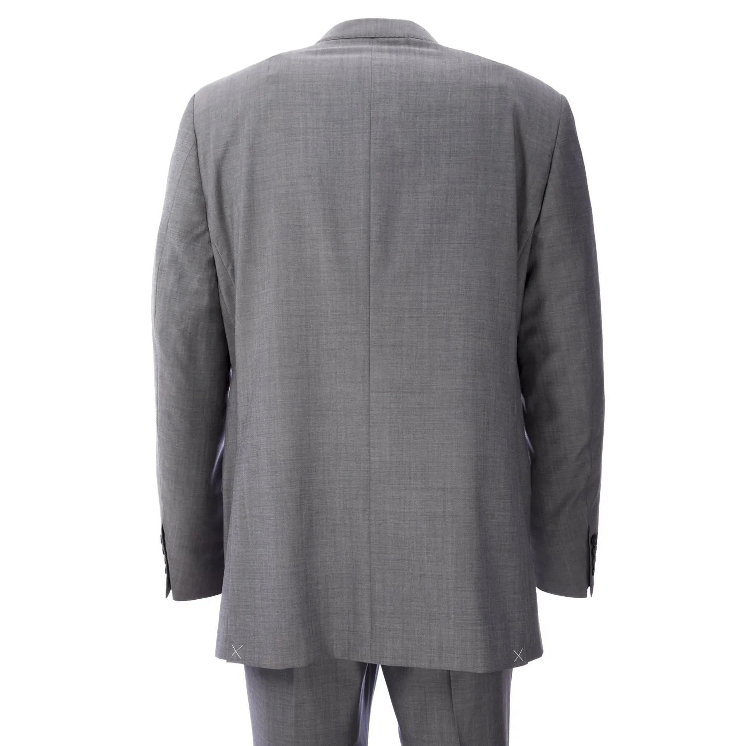 Facis Two-Piece Virgin Wool Suit IT 54R Grey