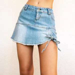 Flirty Denim Mini Skirt