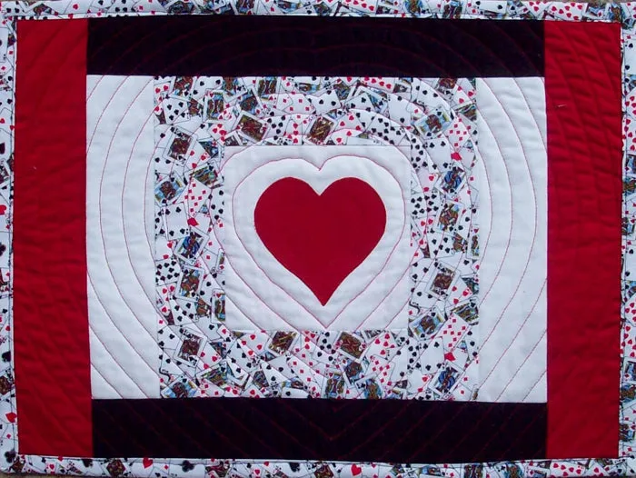 Four Suits - Four Fats Placemats AV-169e - Downloadable Pattern