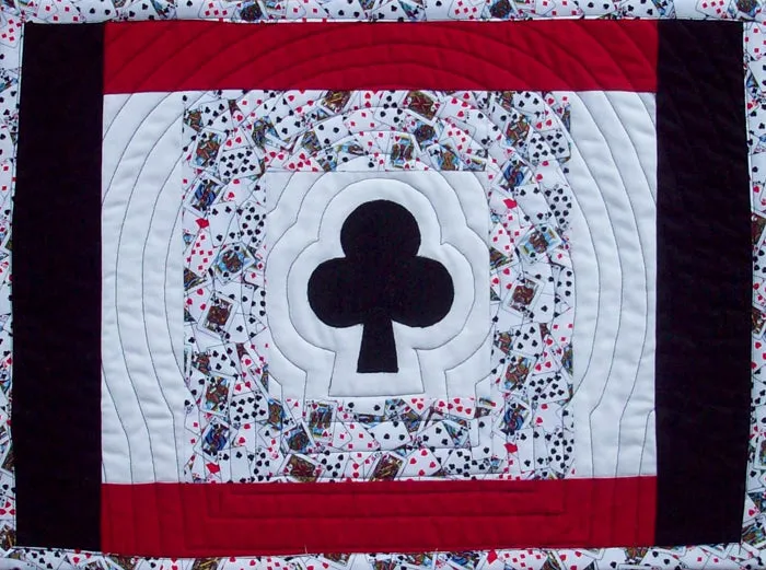 Four Suits - Four Fats Placemats AV-169e - Downloadable Pattern