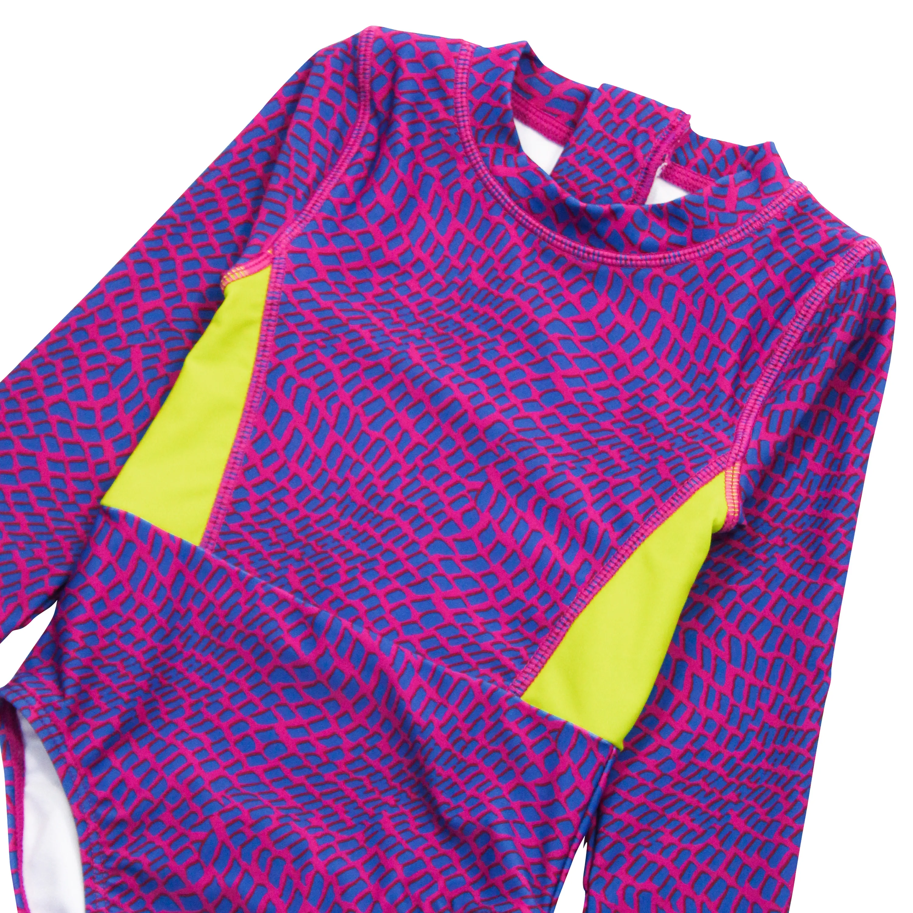 Girls Long Sleeve Surf Suit (One Piece Bodysuit) | "In Disguise"
