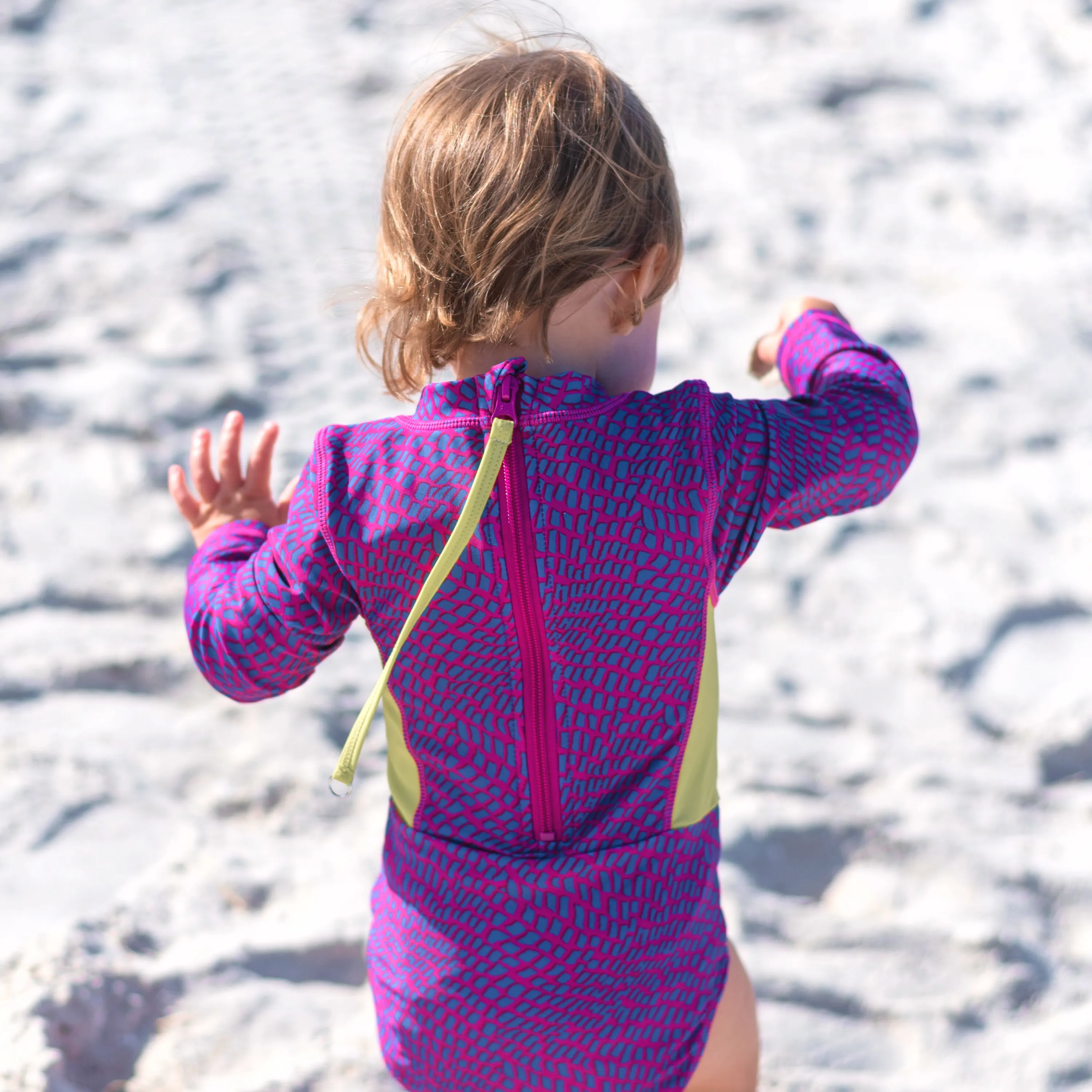 Girls Long Sleeve Surf Suit (One Piece Bodysuit) | "In Disguise"
