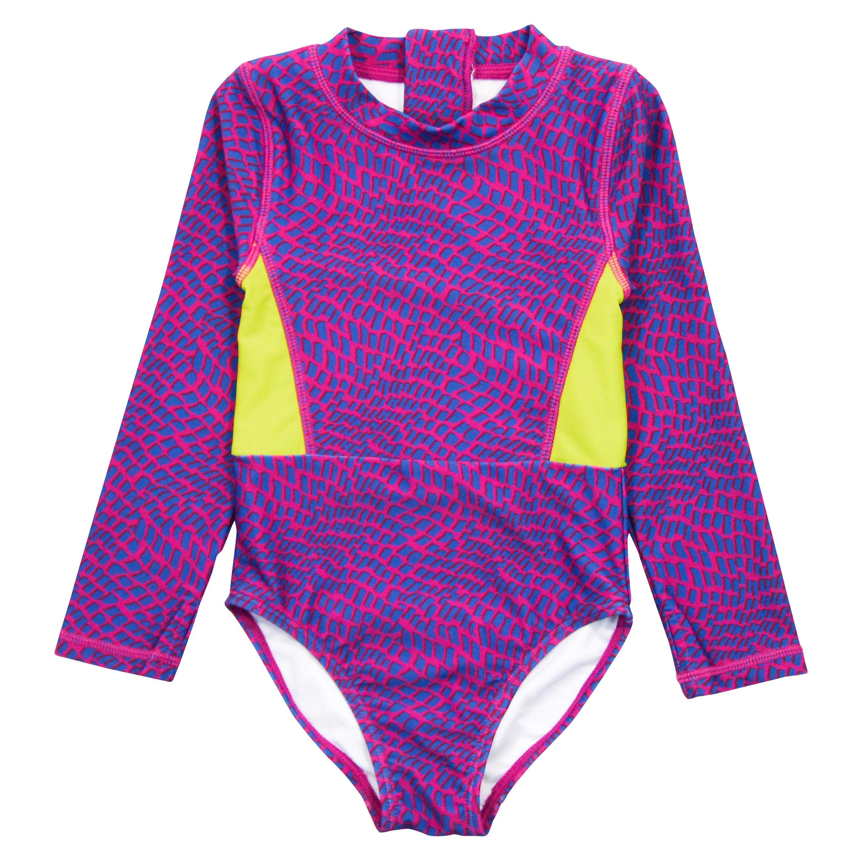 Girls Long Sleeve Surf Suit (One Piece Bodysuit) | "In Disguise"