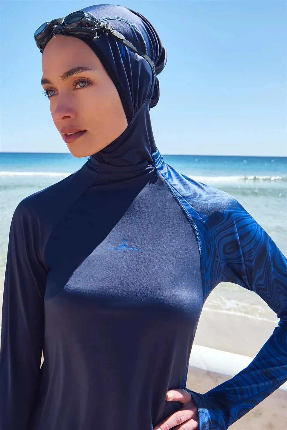 Hasema 2015 Performance Swimwear Set Navy Blue
