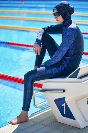 Hasema 2015 Performance Swimwear Set Navy Blue