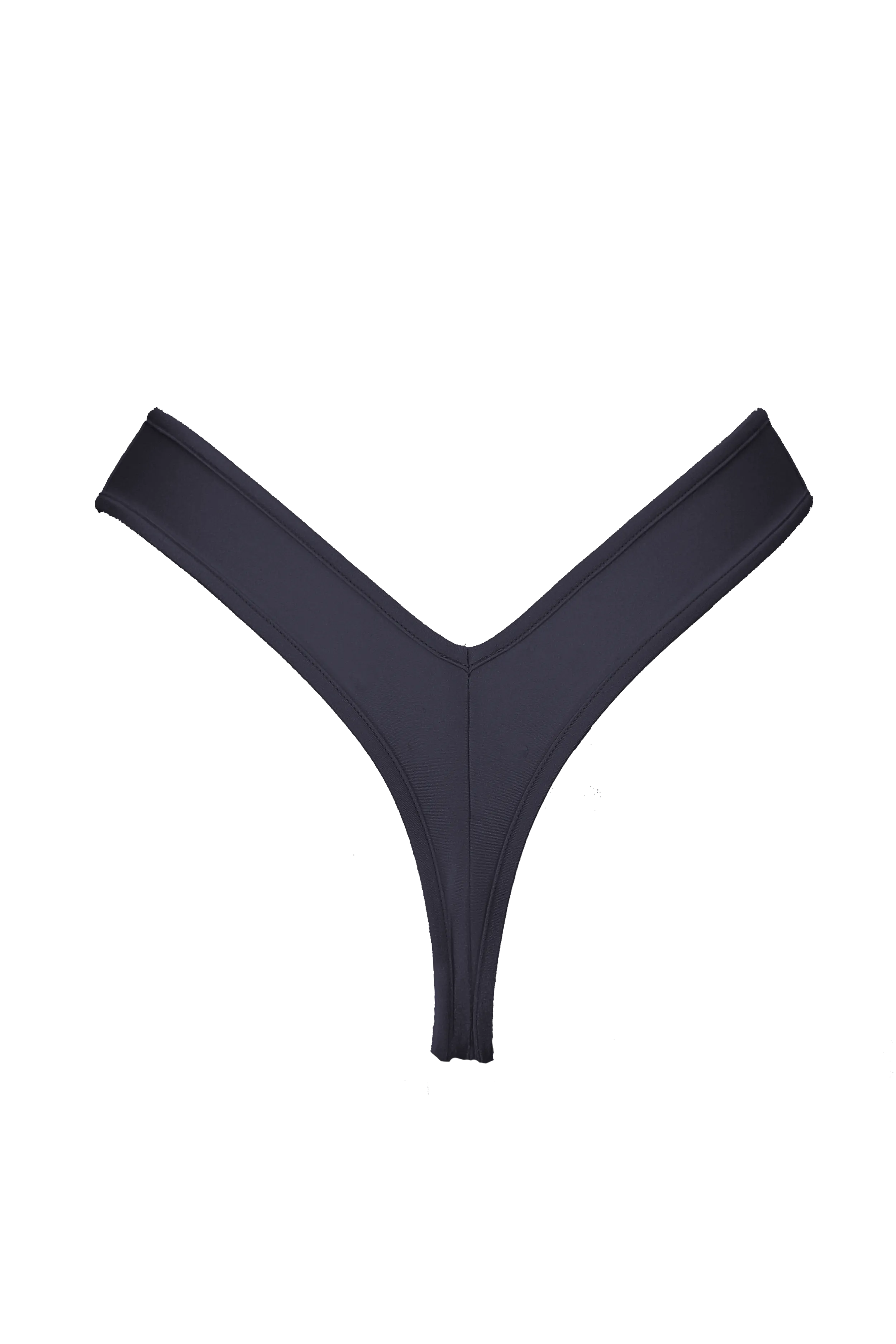 High-Cut Bikini Bottom / LULY BLACK
