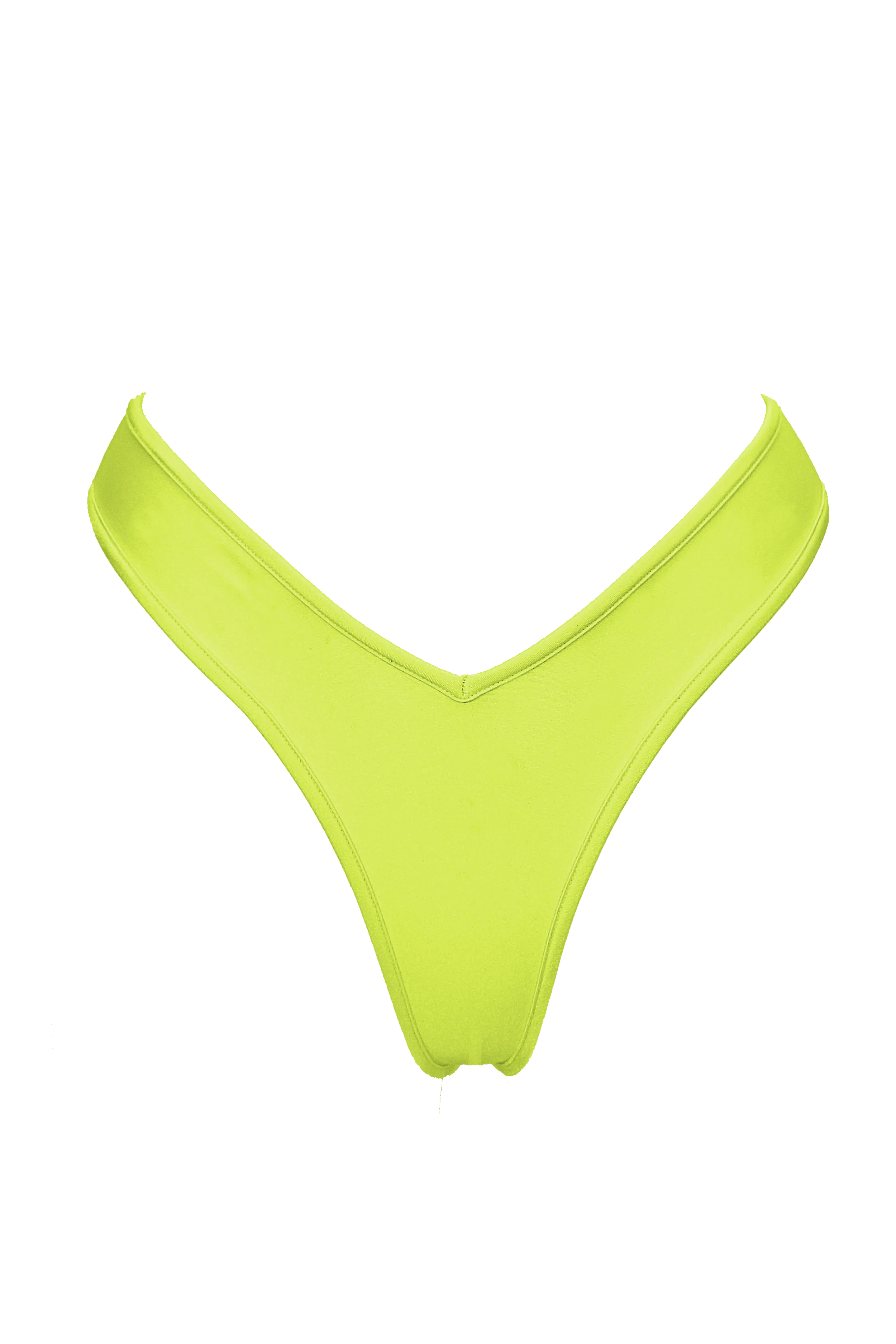 High-Cut Bikini Bottom / LULY NEON YELLOW