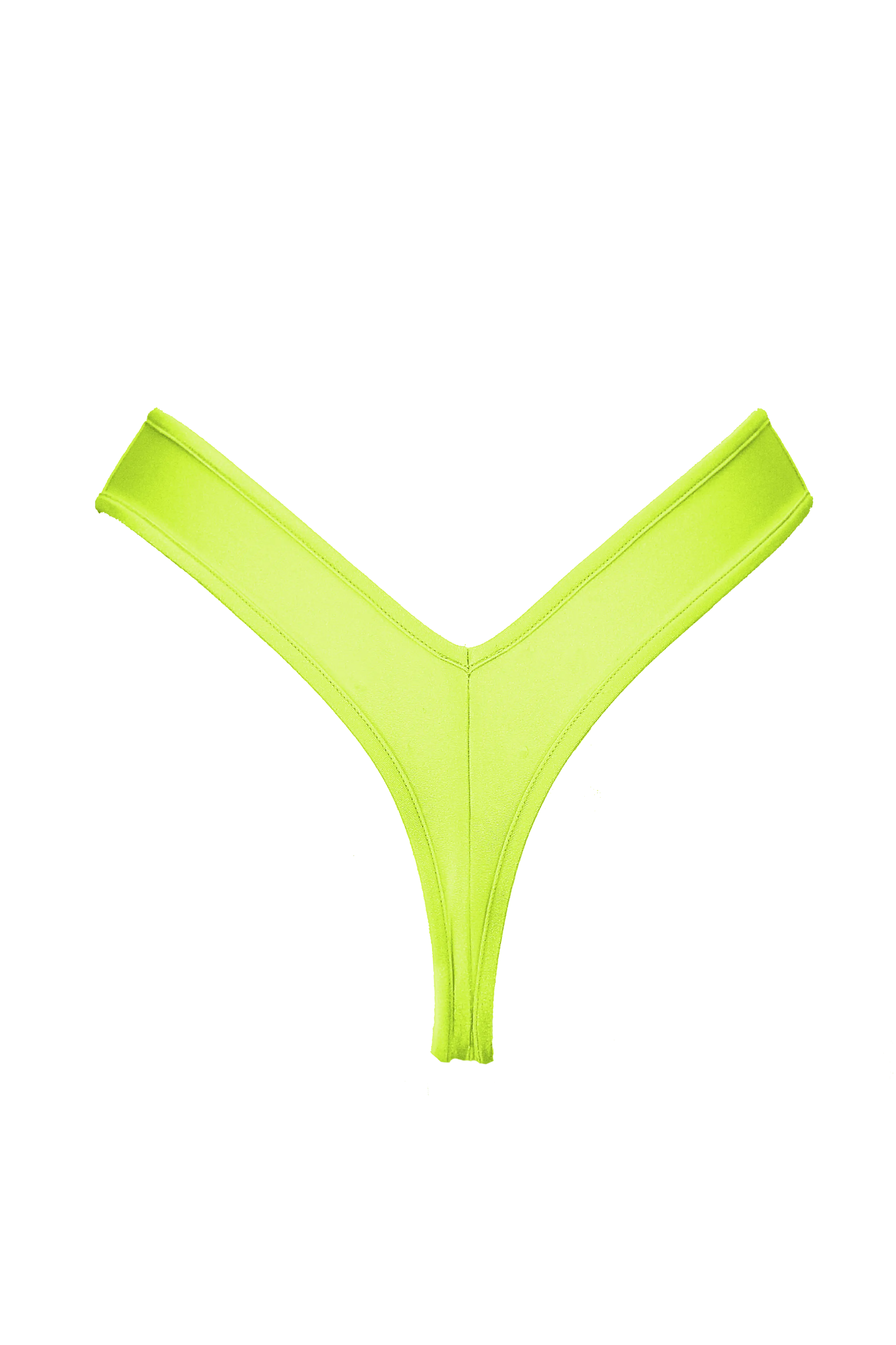 High-Cut Bikini Bottom / LULY NEON YELLOW