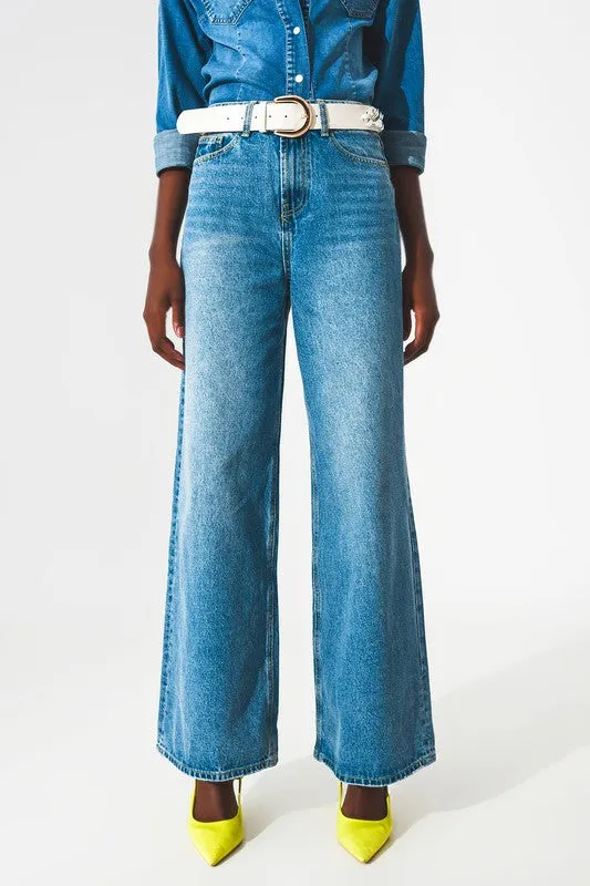 In Motion Extra Wide Leg Denim
