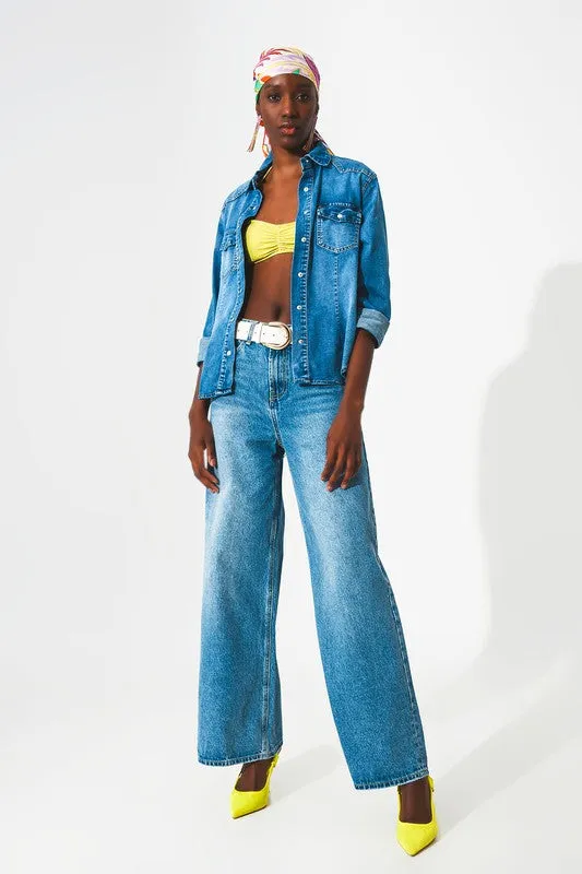 In Motion Extra Wide Leg Denim