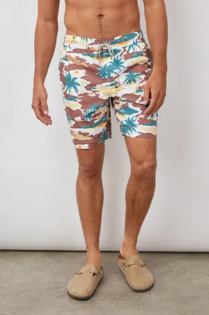 KIAN SWIM SHORT - LIFE'S A BEACH SUNSET
