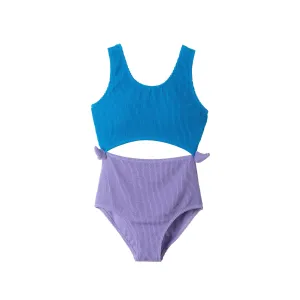 Kids (7-16) One Piece Swim Suit | Bright Blue