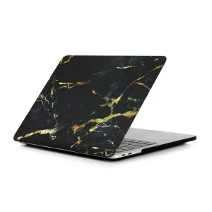 MacBook Pro 13 Touchbar pattern printing protective case - Marble Pattern / Black   Gold
