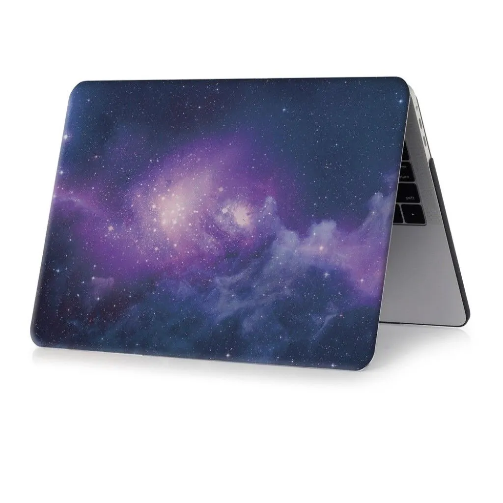MacBook Pro 13 Touchbar pattern printing protective case - Starry Sky / Purple