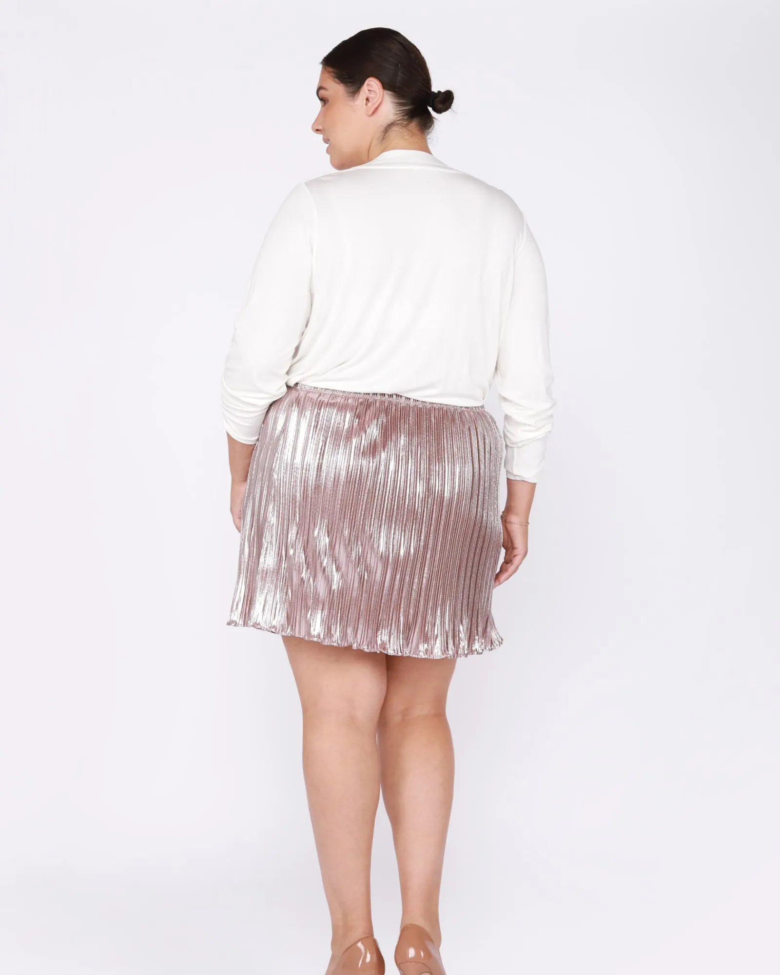 Mandy Pleated Mini Skirt | Pink