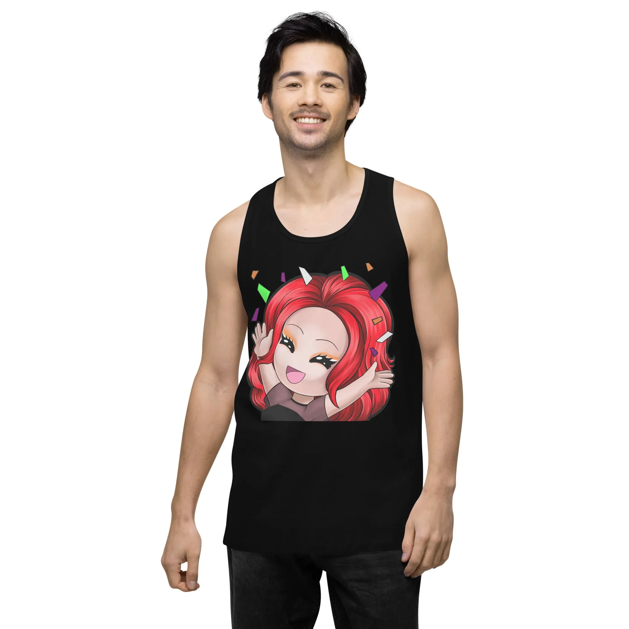 Mizz Ladasha CheerFull Men’s premium tank top