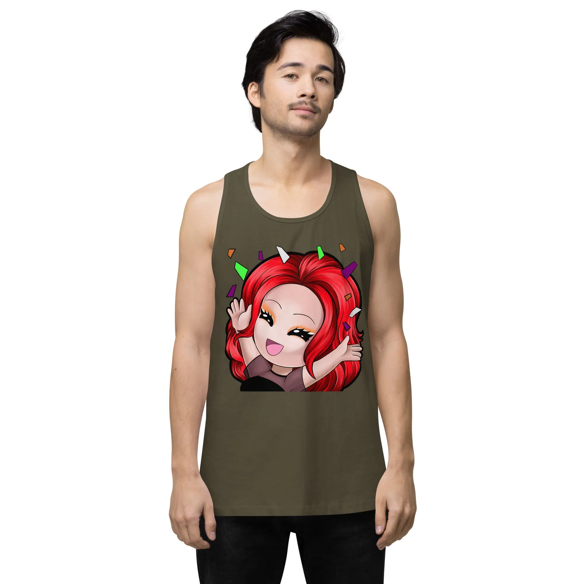 Mizz Ladasha CheerFull Men’s premium tank top
