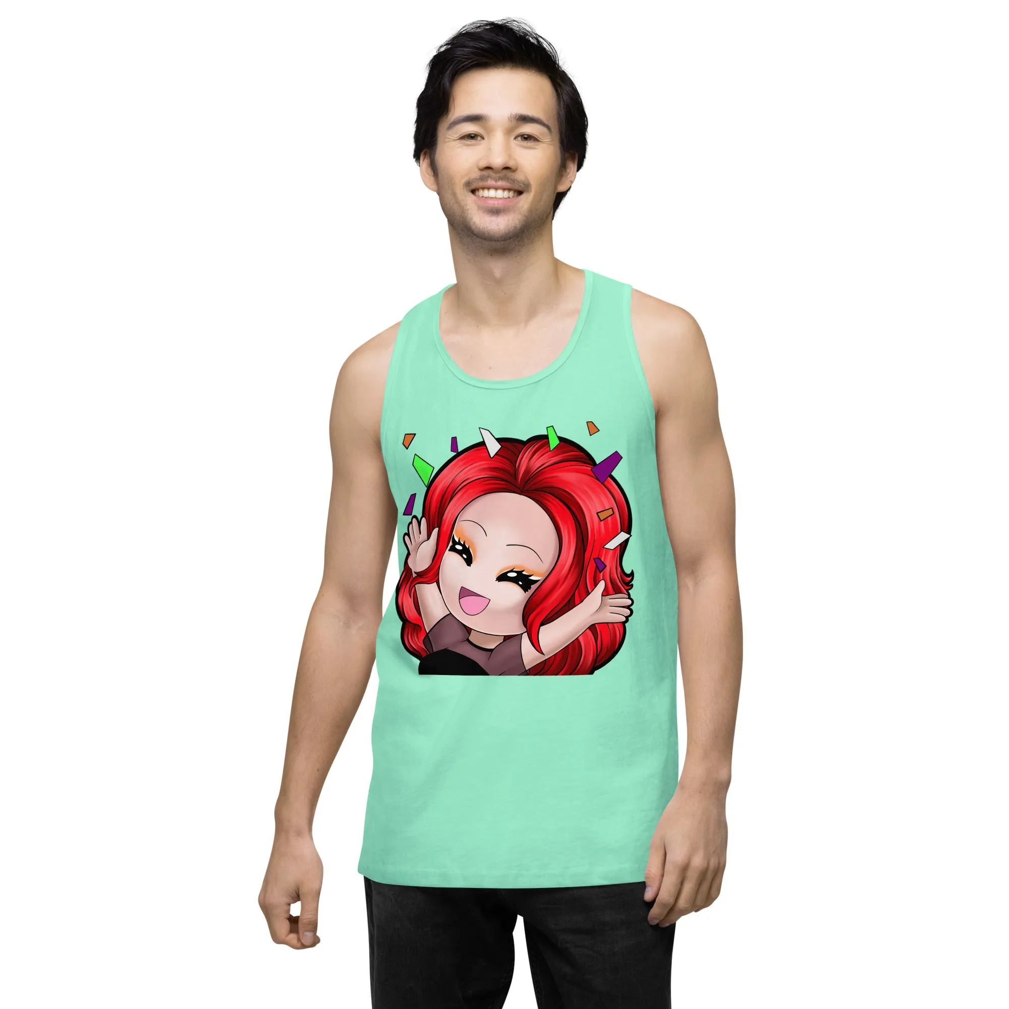 Mizz Ladasha CheerFull Men’s premium tank top