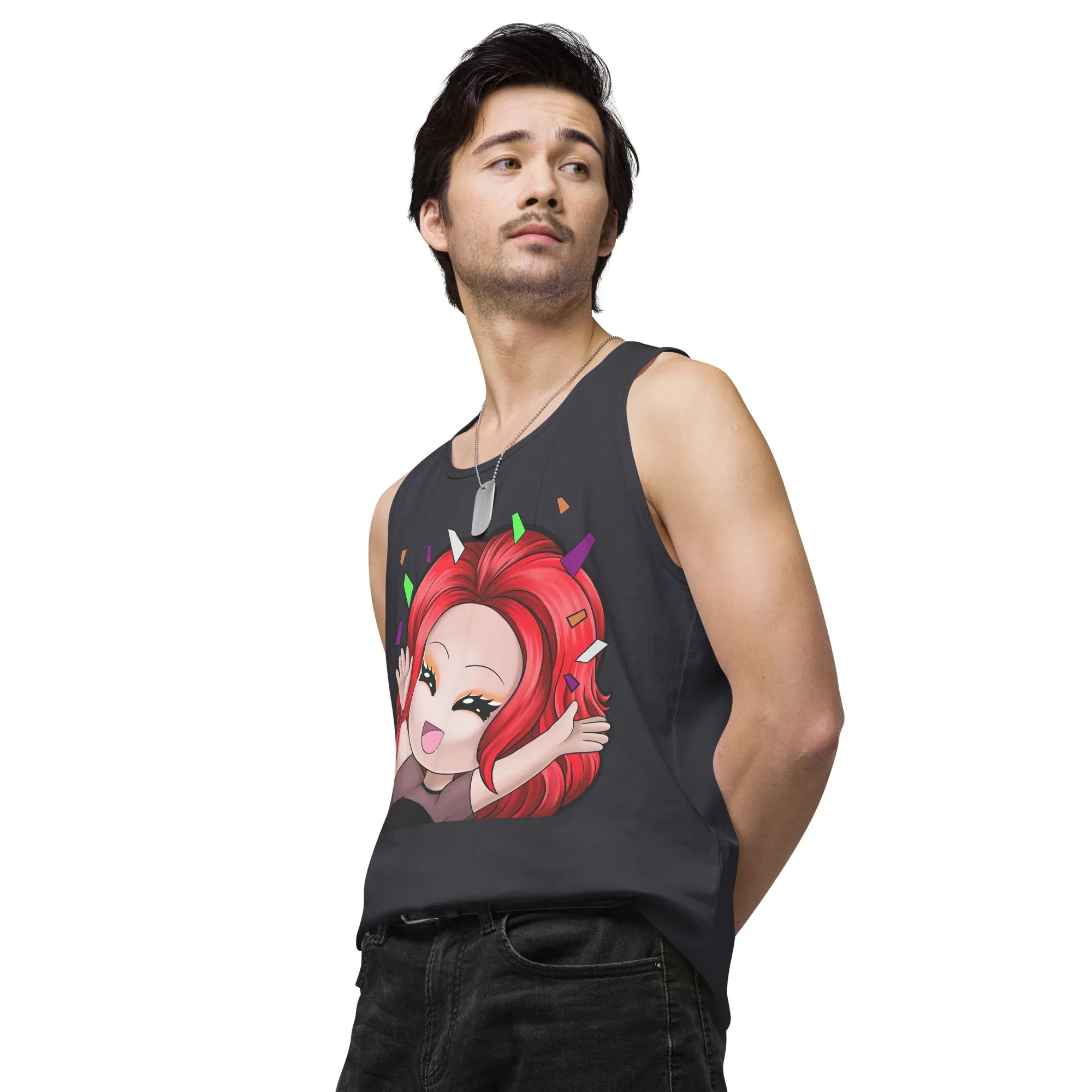 Mizz Ladasha CheerFull Men’s premium tank top