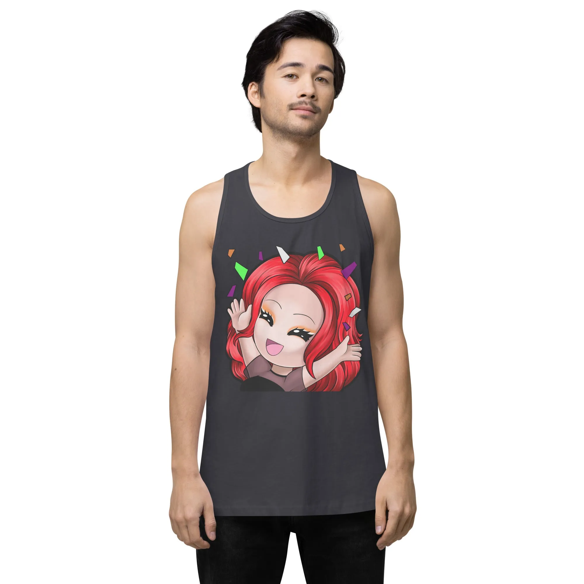 Mizz Ladasha CheerFull Men’s premium tank top