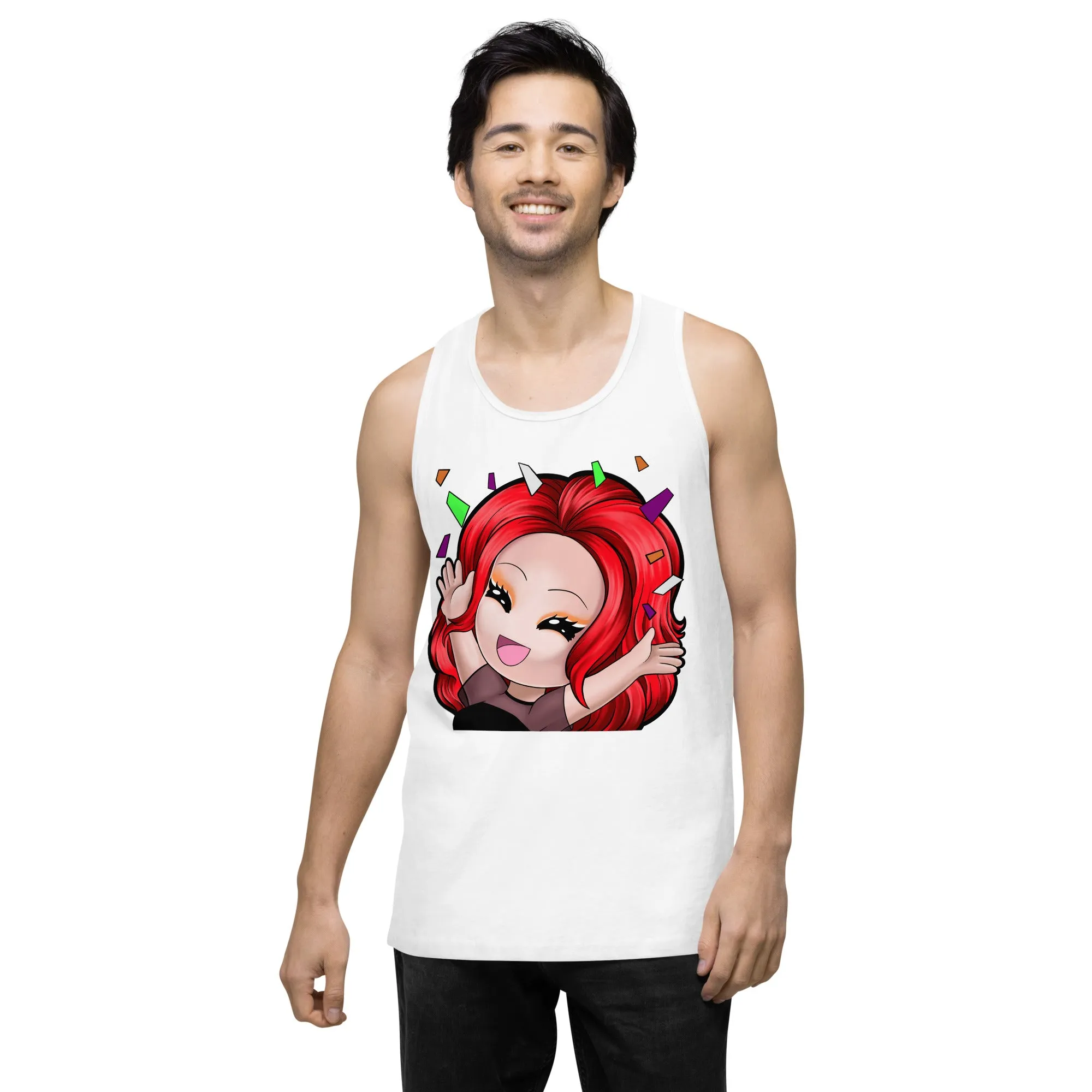 Mizz Ladasha CheerFull Men’s premium tank top