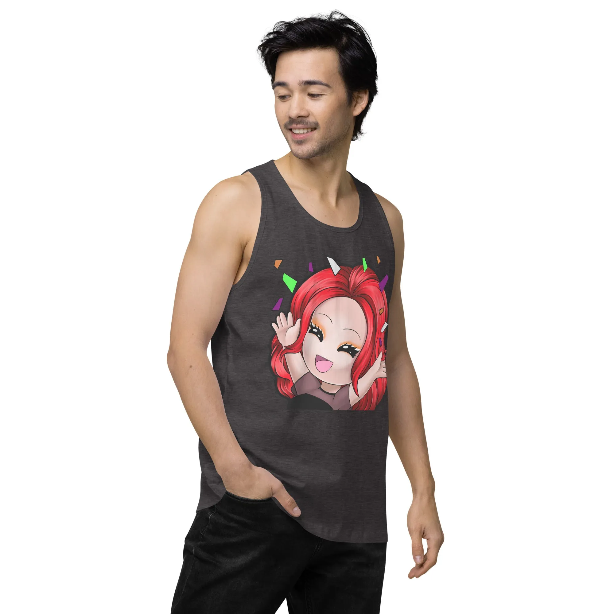 Mizz Ladasha CheerFull Men’s premium tank top
