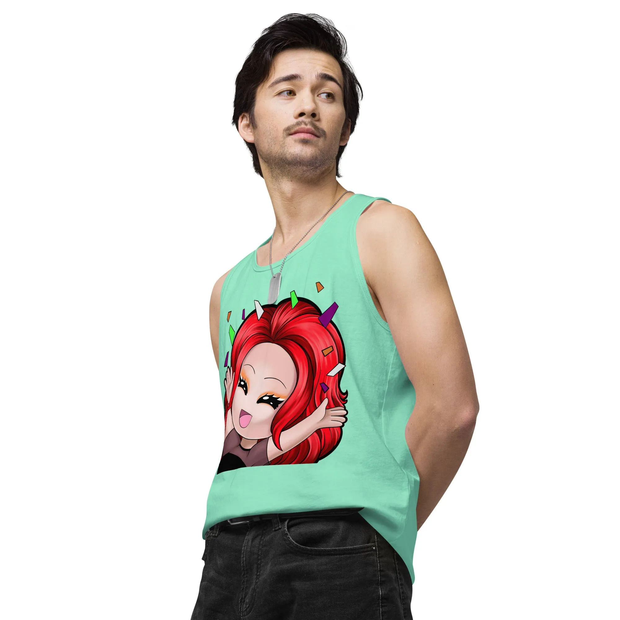Mizz Ladasha CheerFull Men’s premium tank top