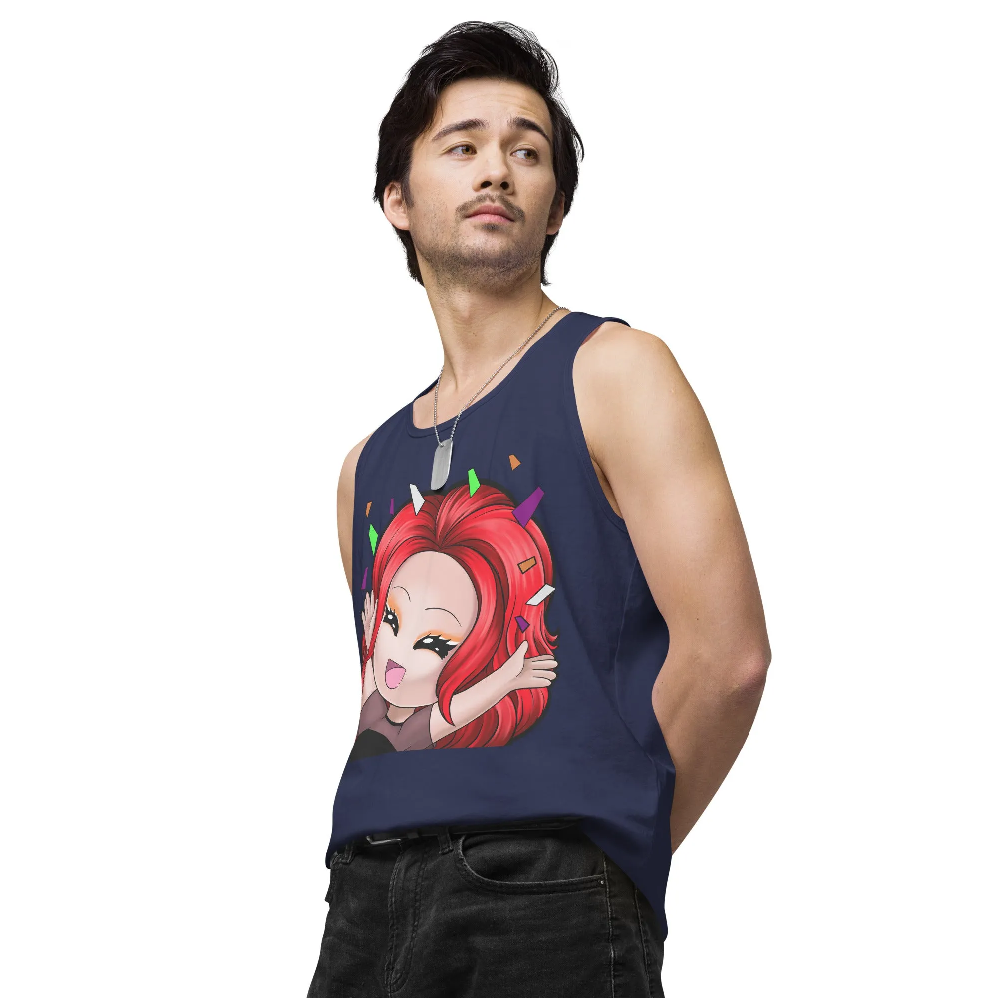 Mizz Ladasha CheerFull Men’s premium tank top