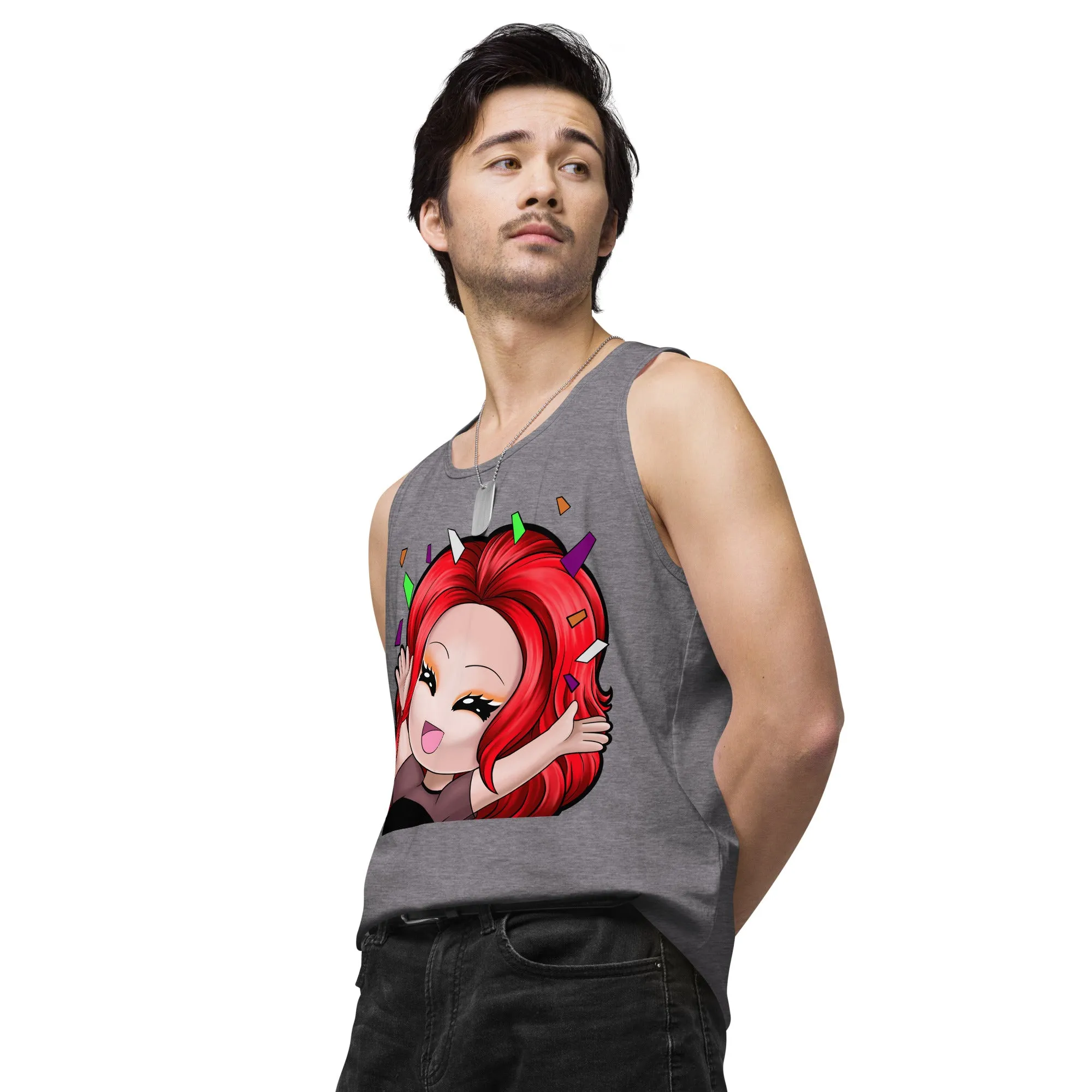 Mizz Ladasha CheerFull Men’s premium tank top