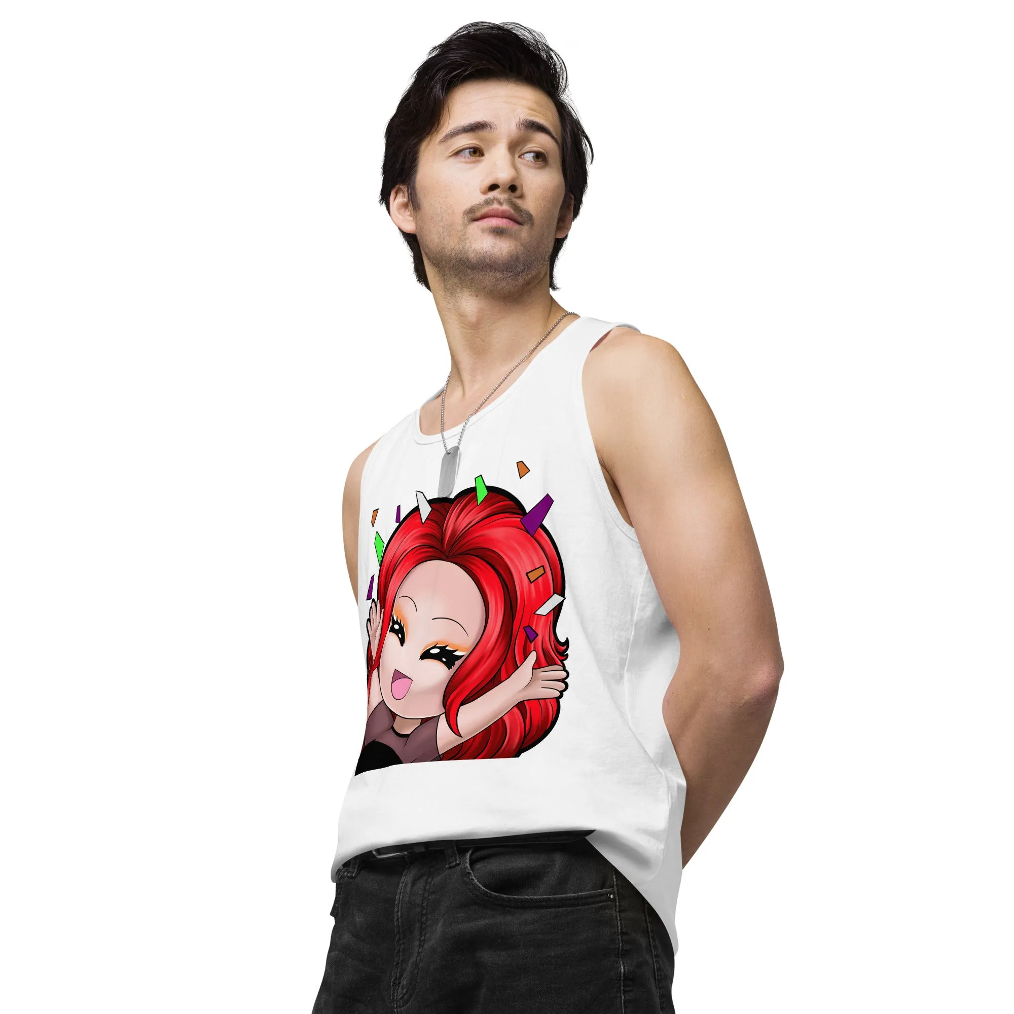Mizz Ladasha CheerFull Men’s premium tank top
