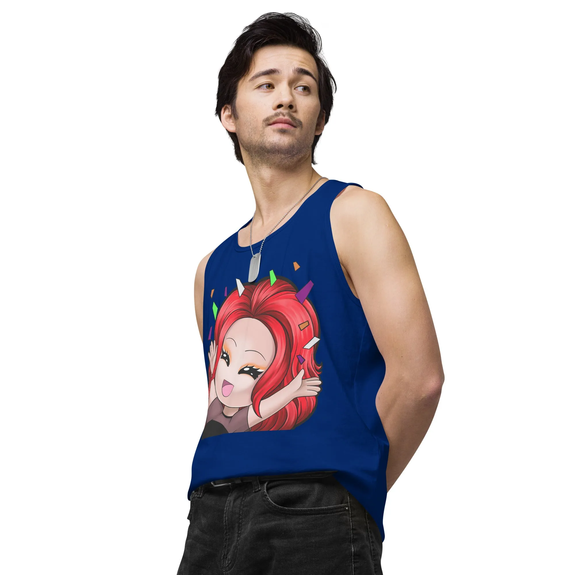 Mizz Ladasha CheerFull Men’s premium tank top