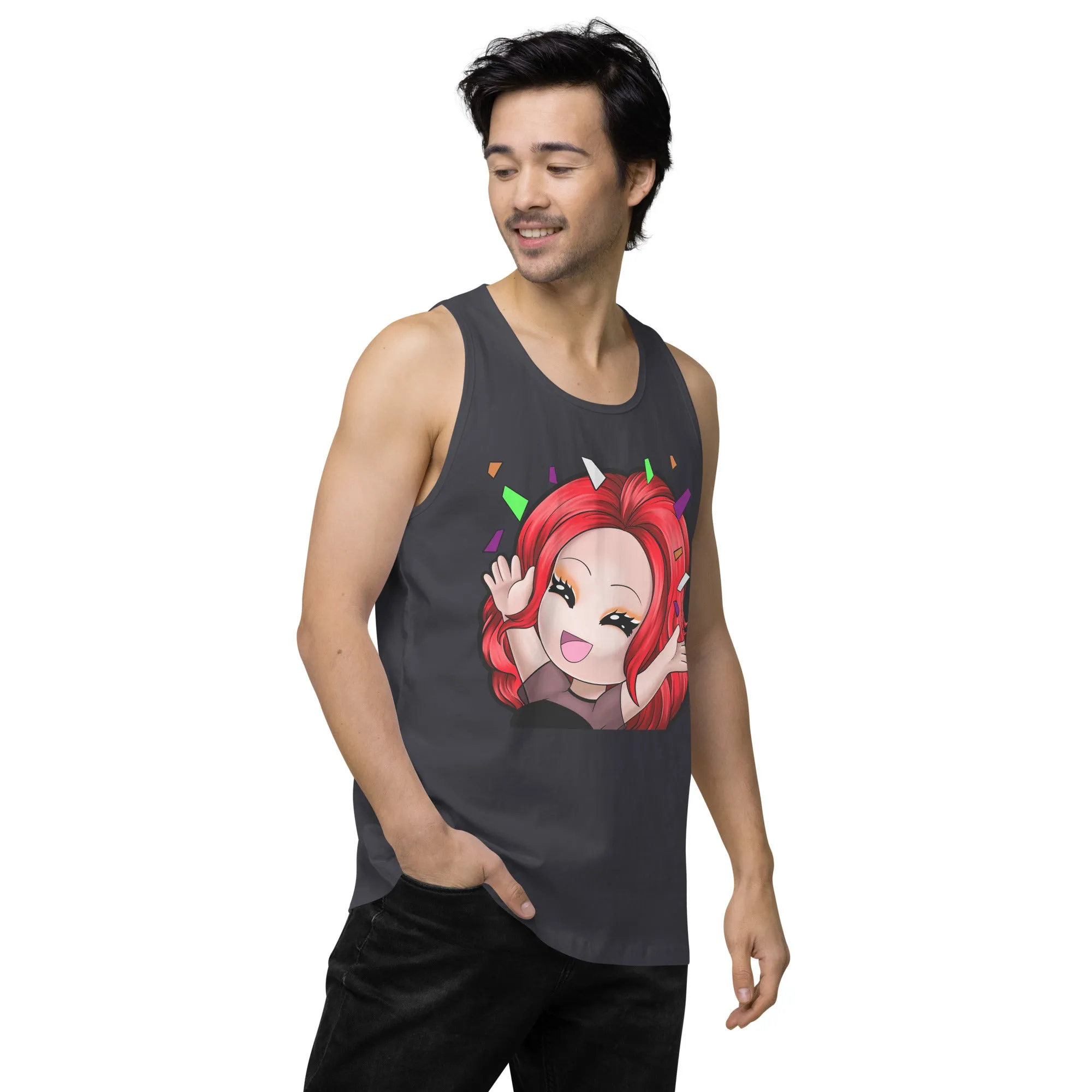 Mizz Ladasha CheerFull Men’s premium tank top