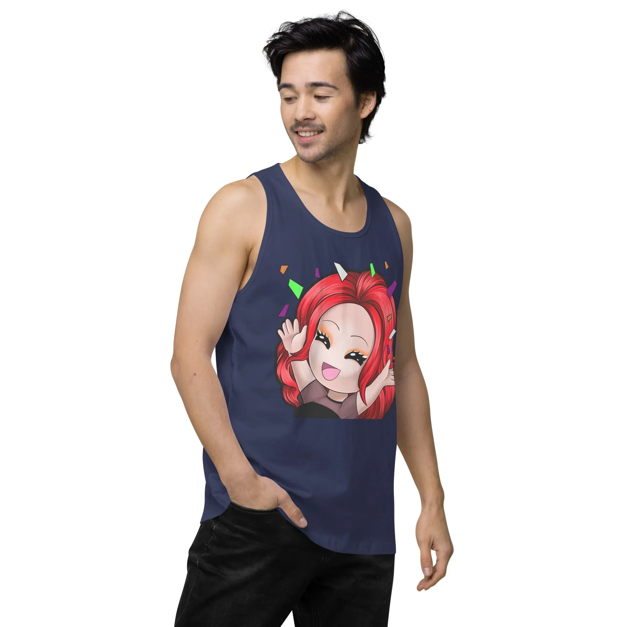 Mizz Ladasha CheerFull Men’s premium tank top
