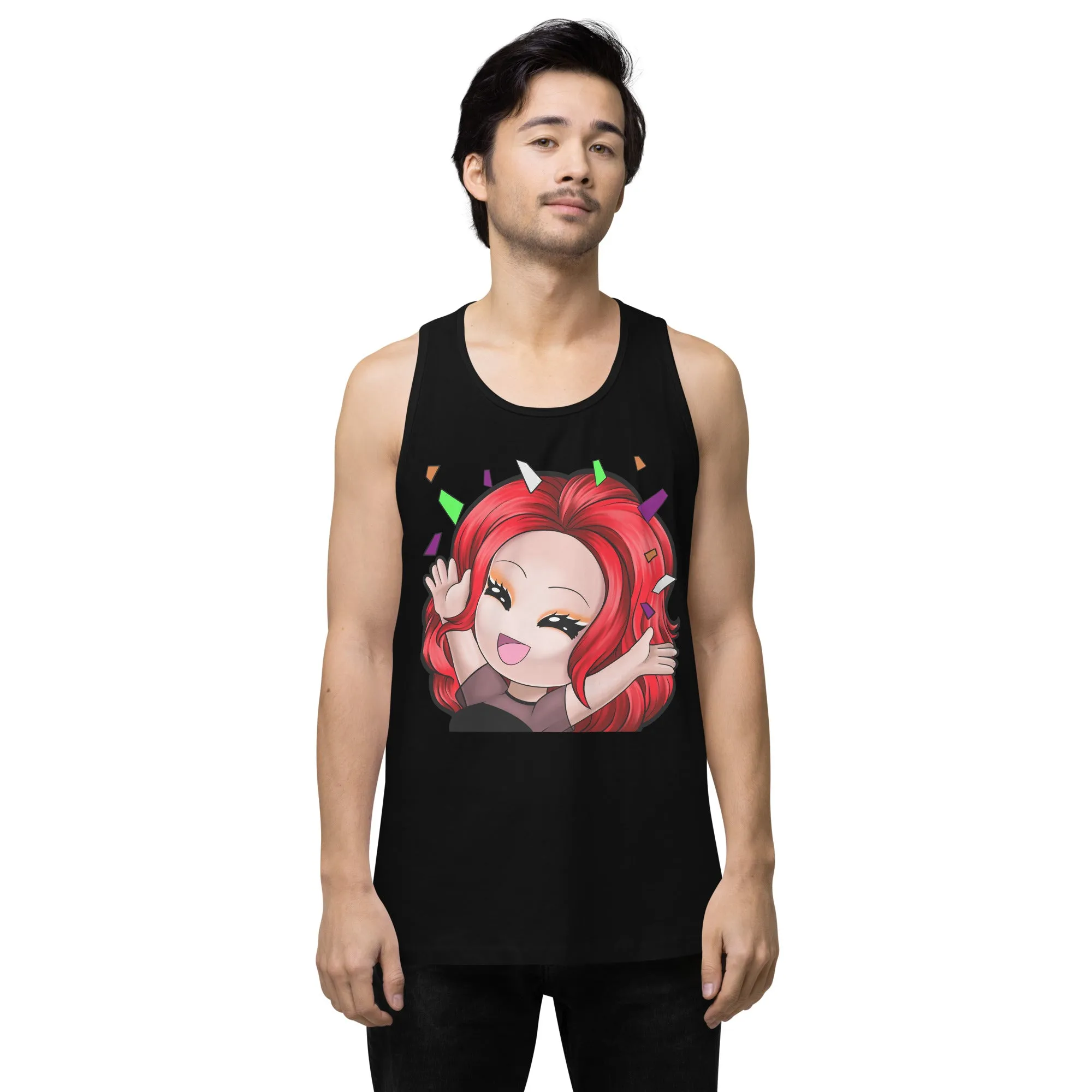 Mizz Ladasha CheerFull Men’s premium tank top