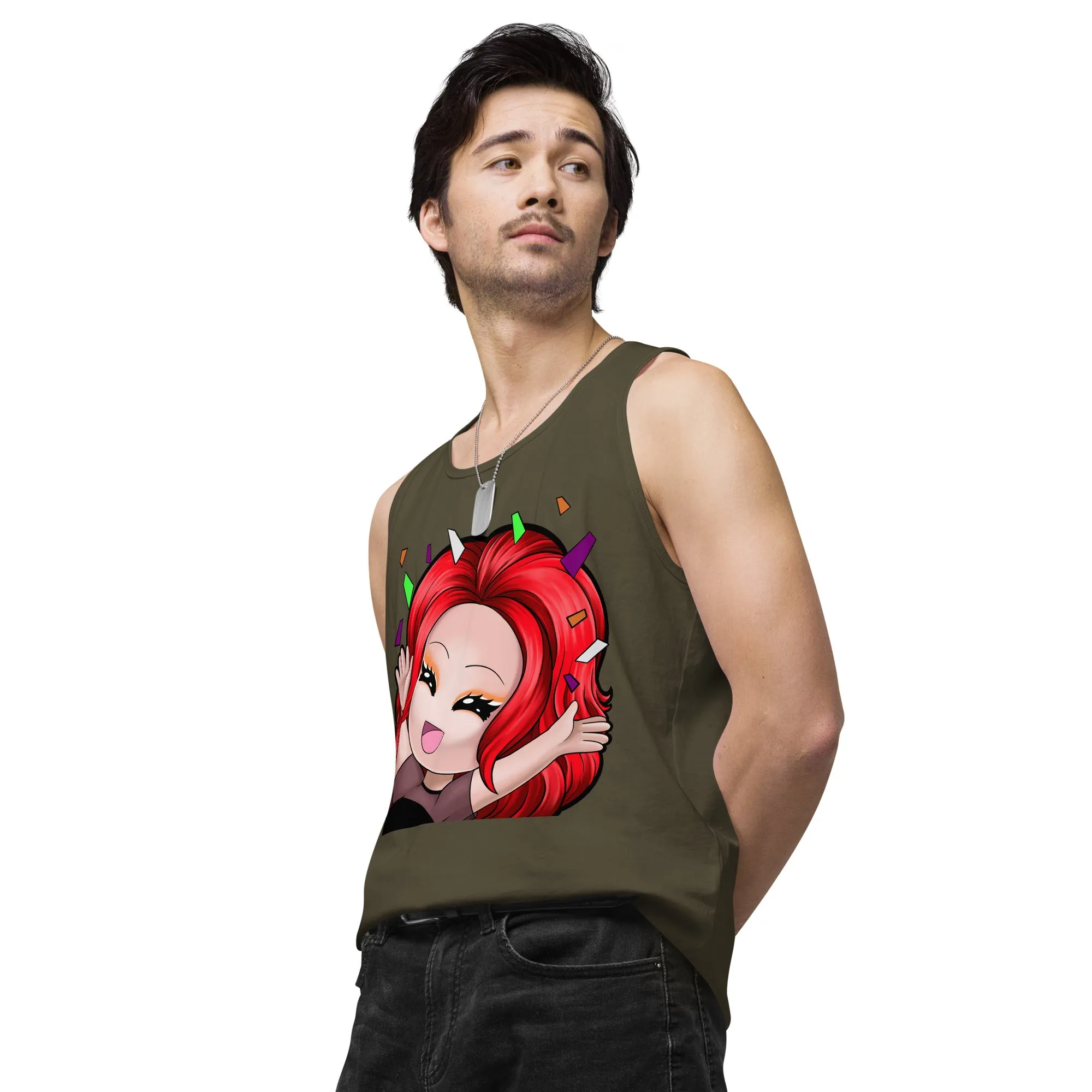 Mizz Ladasha CheerFull Men’s premium tank top
