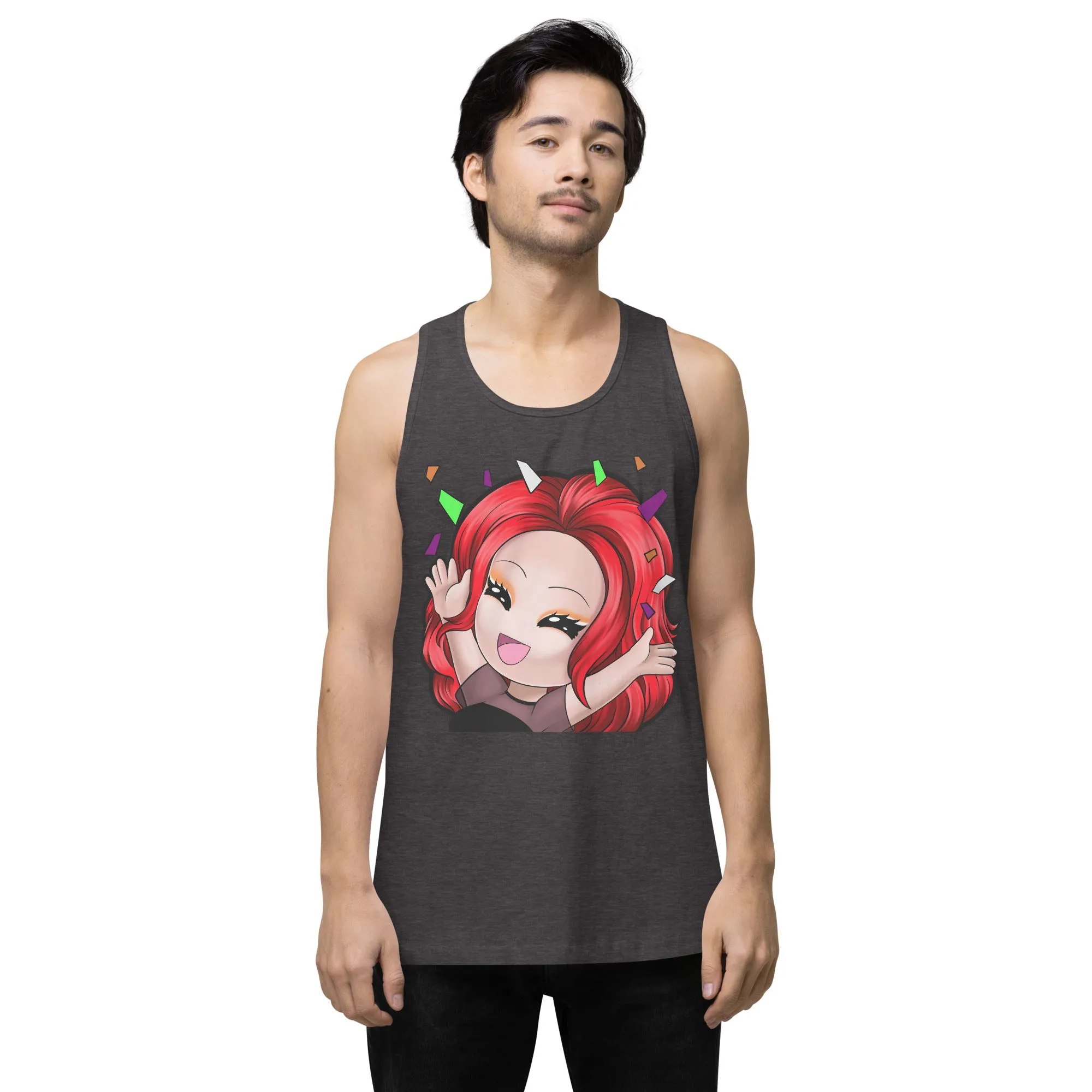 Mizz Ladasha CheerFull Men’s premium tank top
